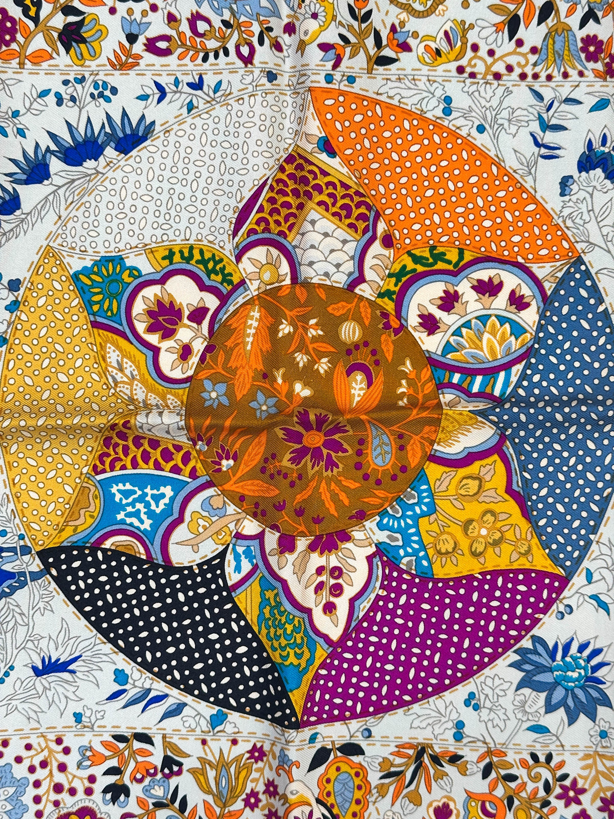 Hermès Piqué Fleuri de Provence 45