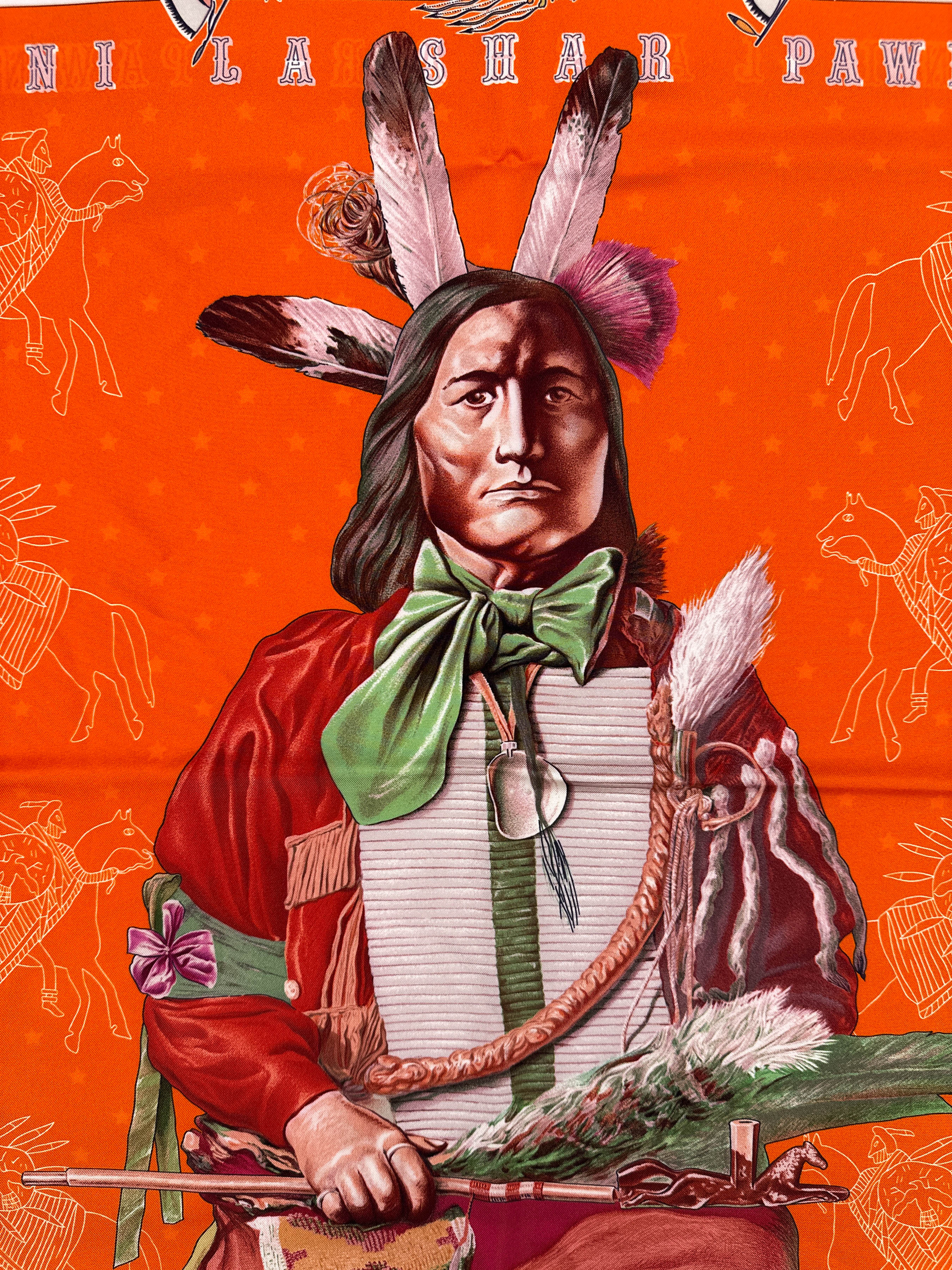 Hermès Pani La Shar Pawnee Double Face 90