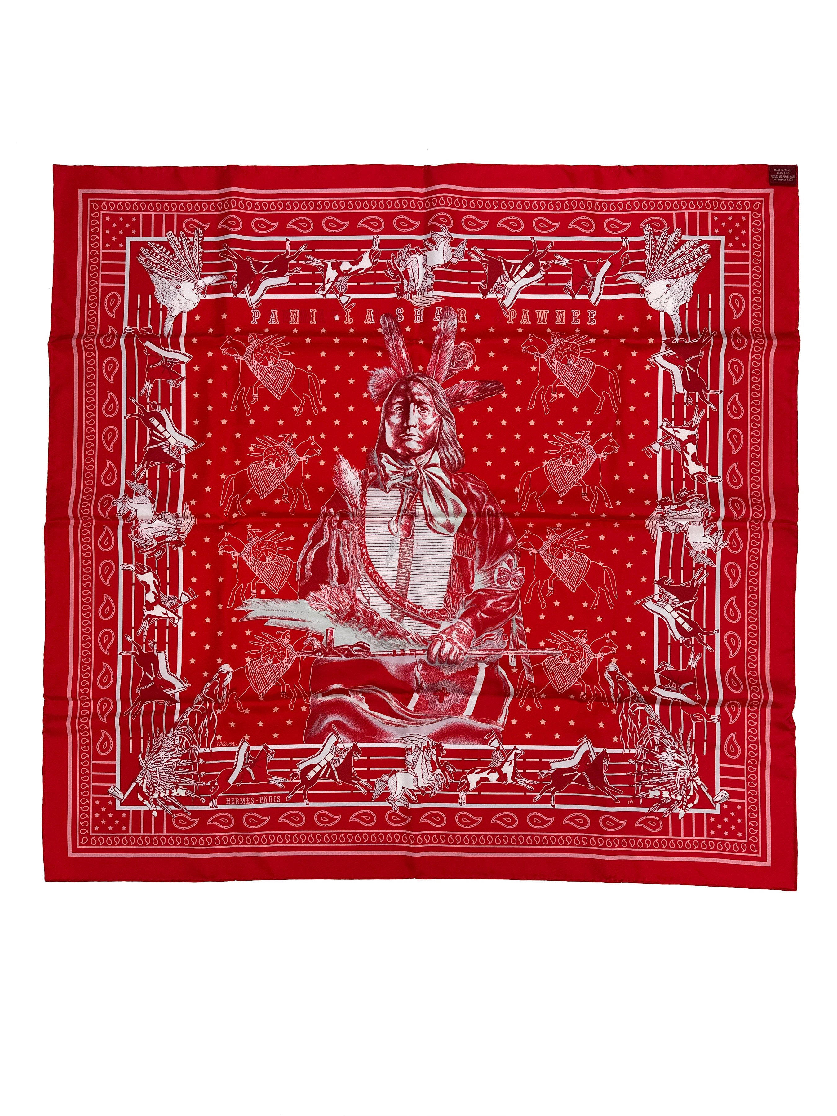 Hermès Pani La Shar Pawnee Double Face 90