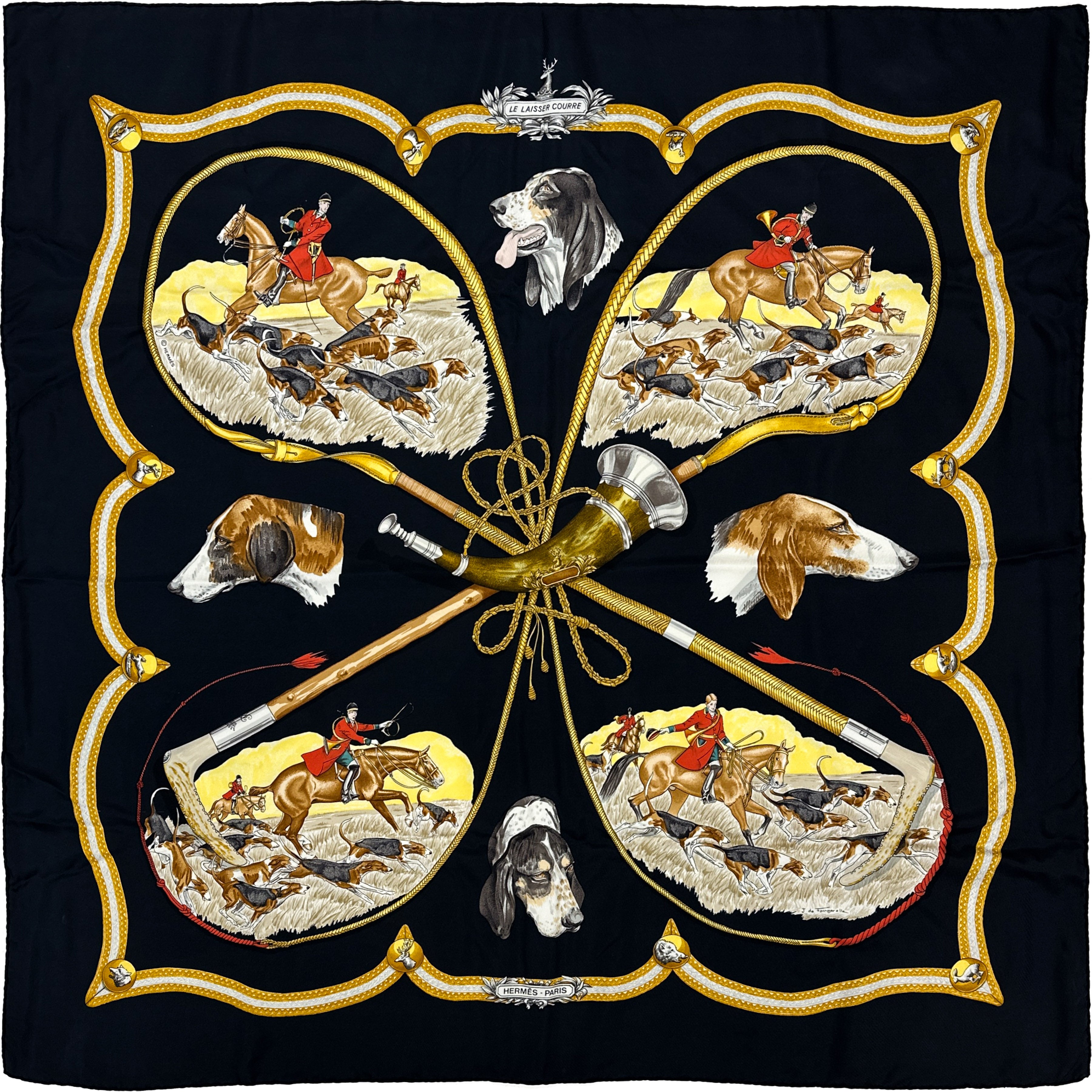 Hermès Le Laisser Courre 90