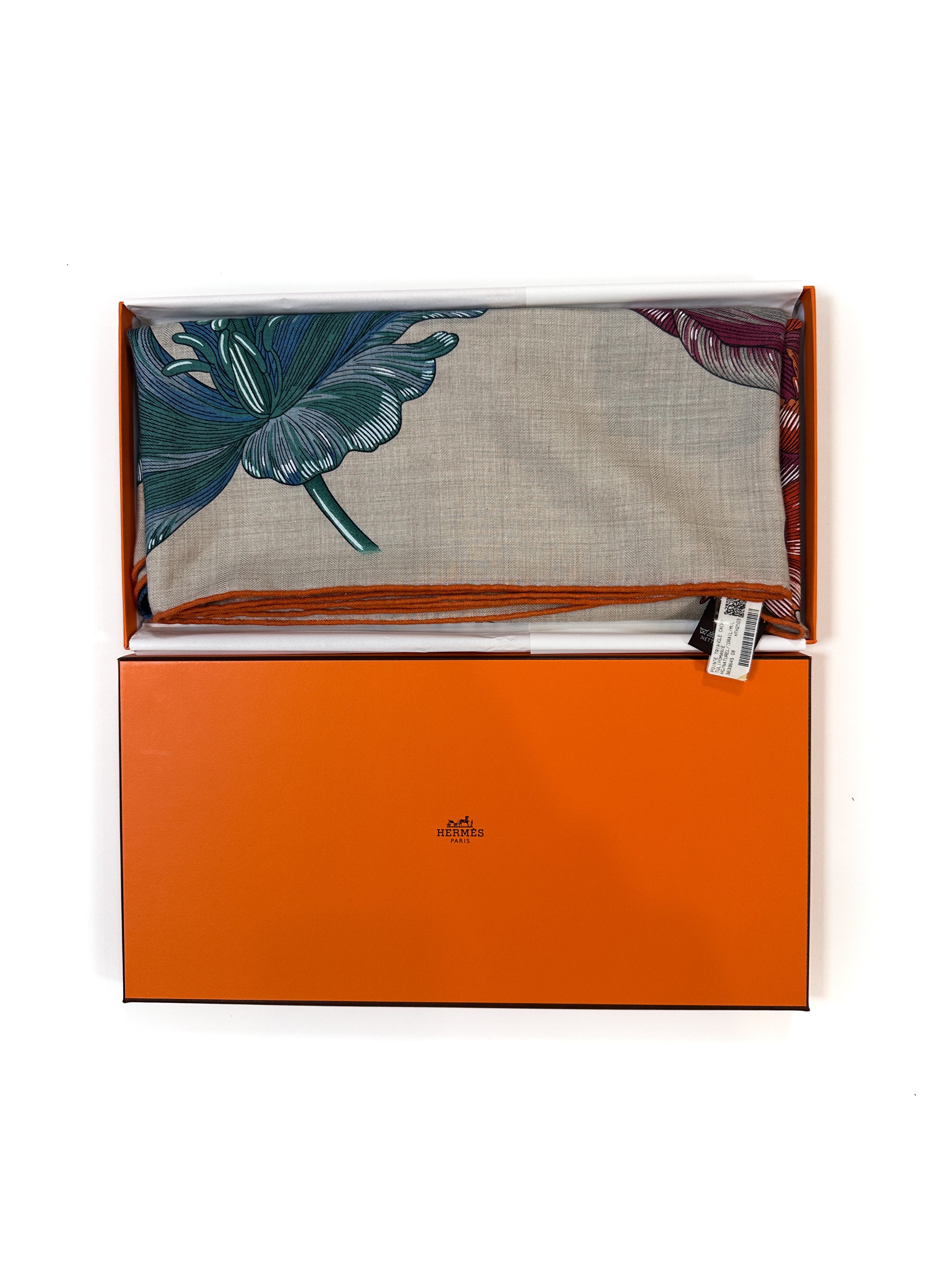 Hermès Tulipomanie Cashmere Silk Giant Triangle