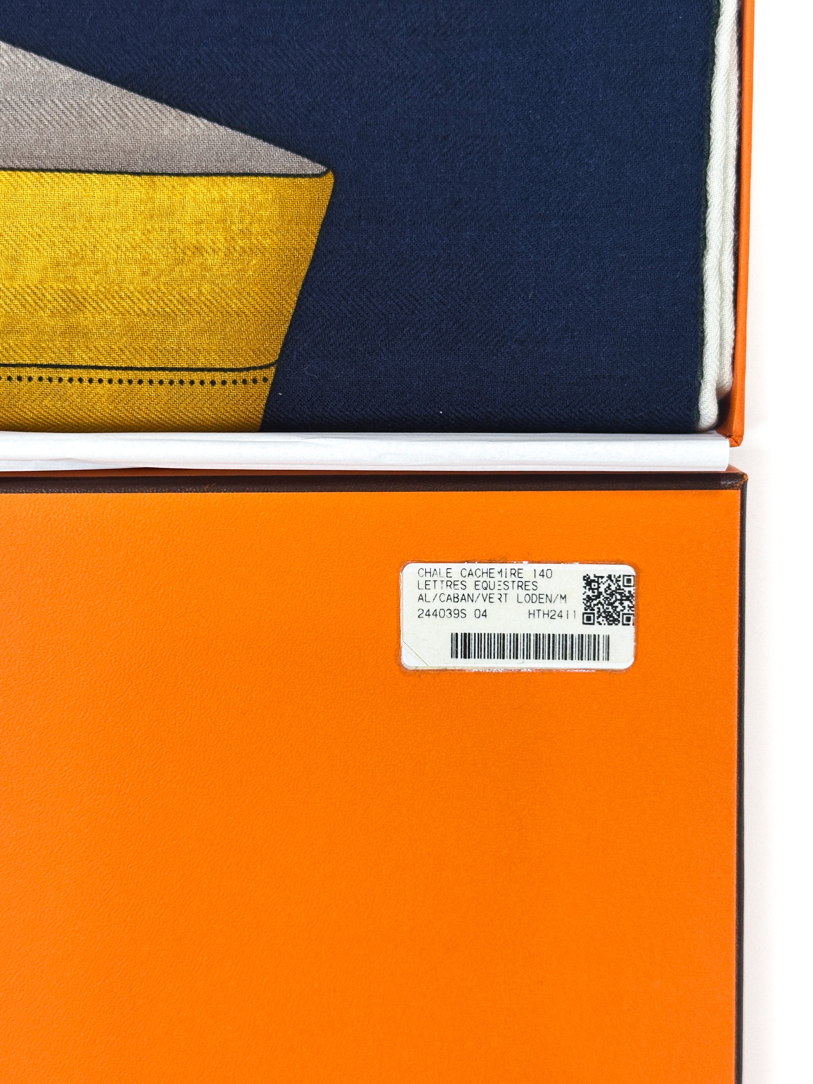 Hermès Lettres Equestres Cashmere Silk 140