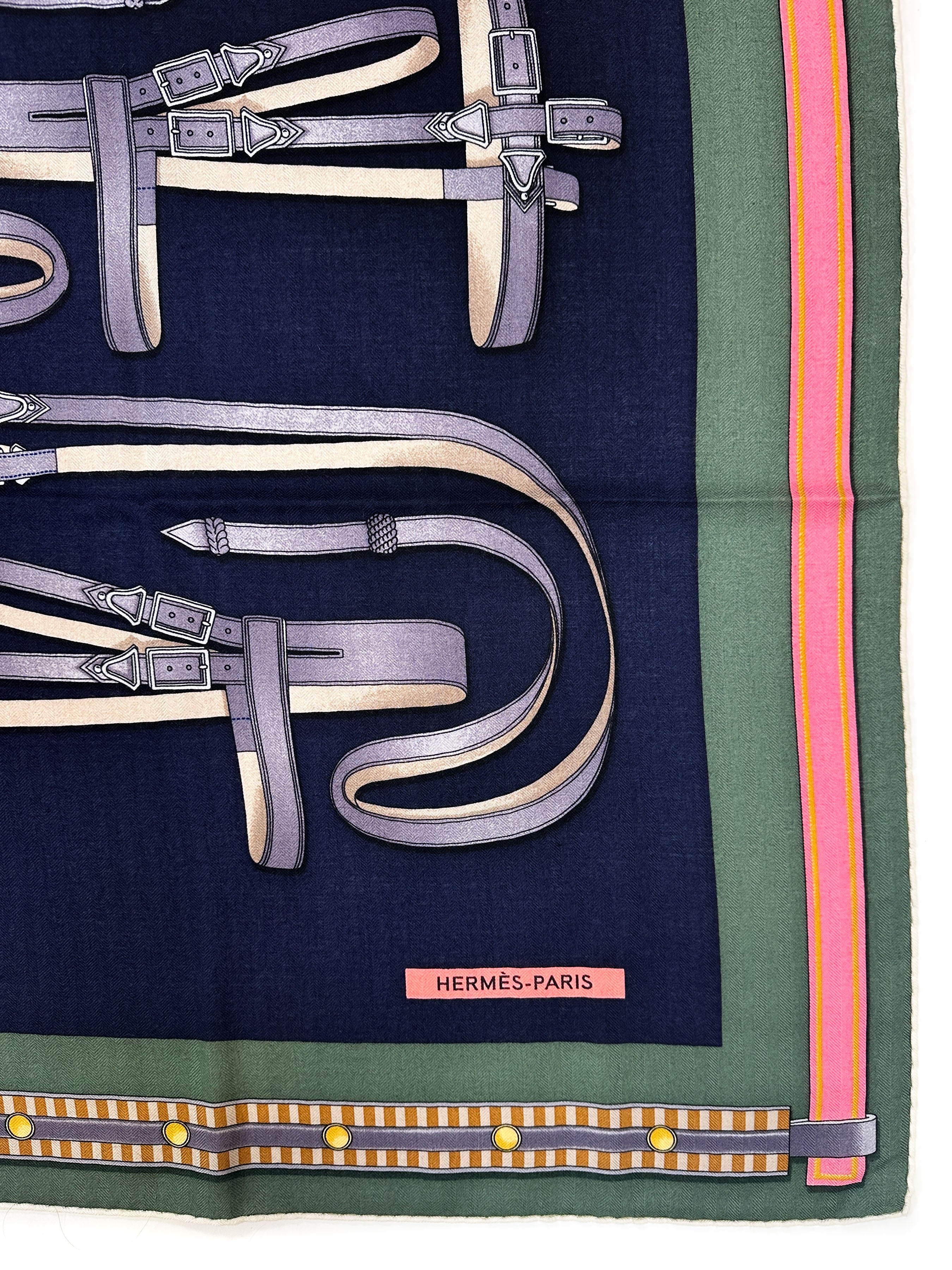 Hermès Lettres Equestres Cashmere Silk 140