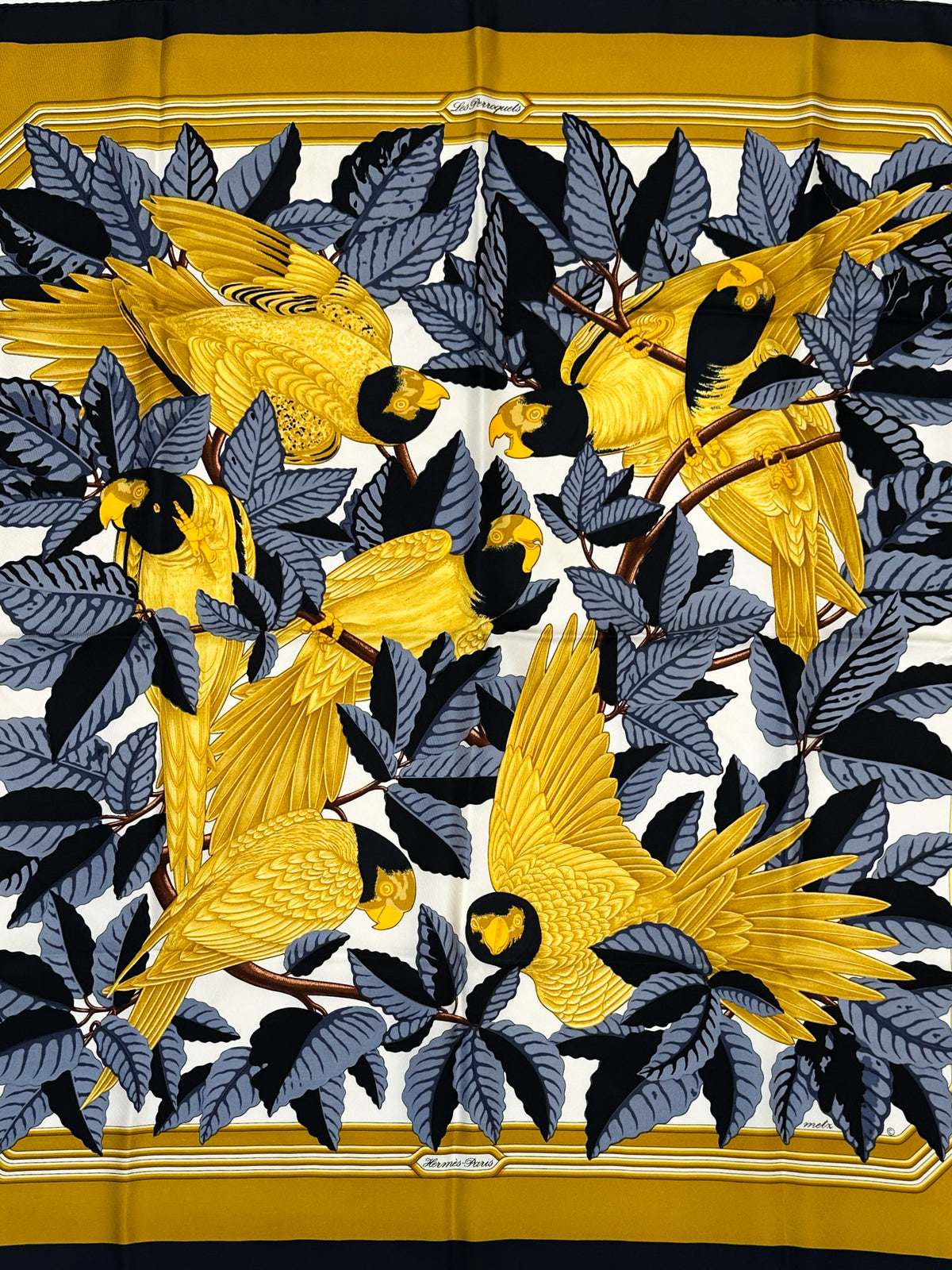 Hermès Les Perroquets 90