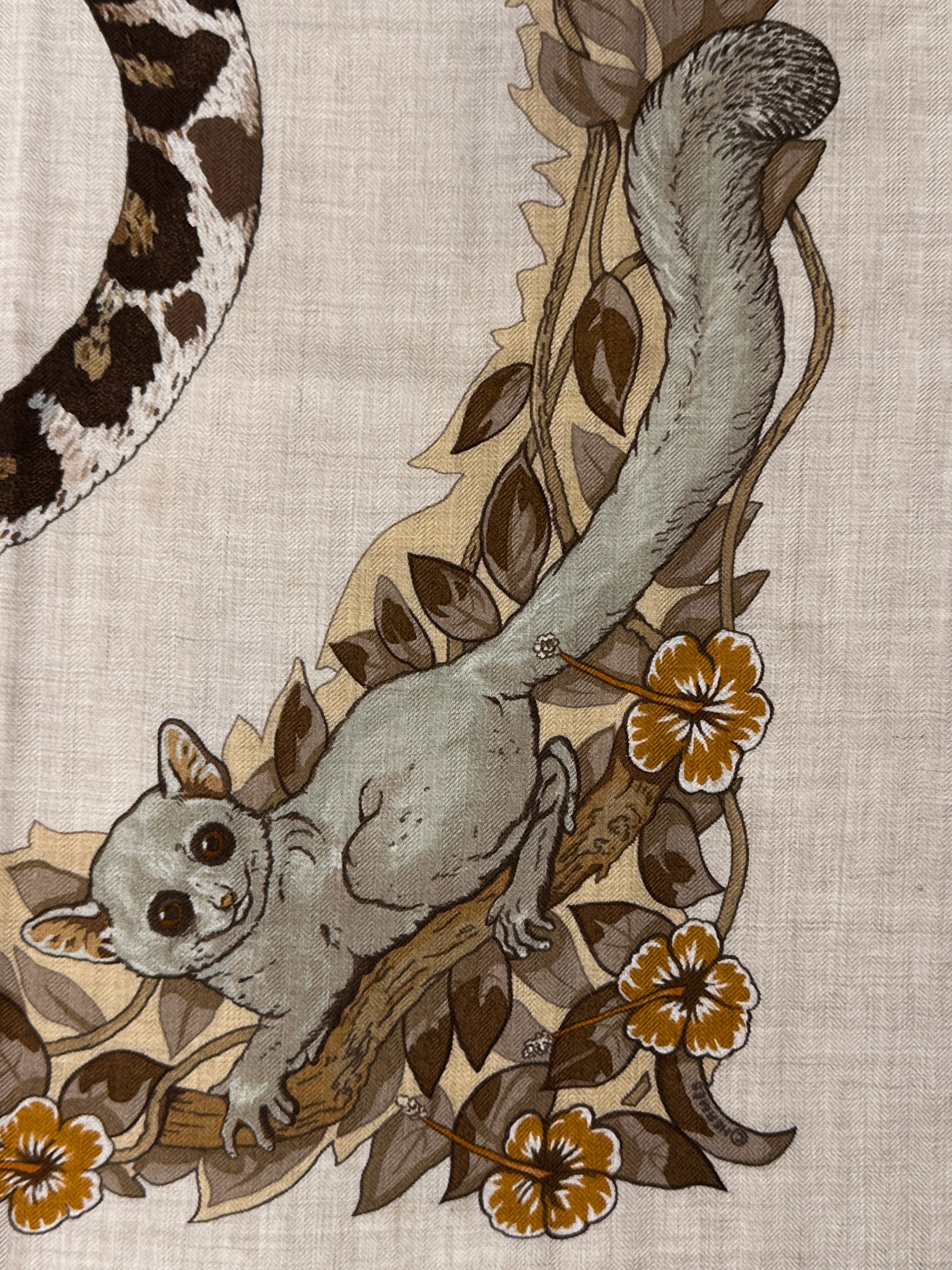 Hermès Jungle Love Cashmere Silk 140