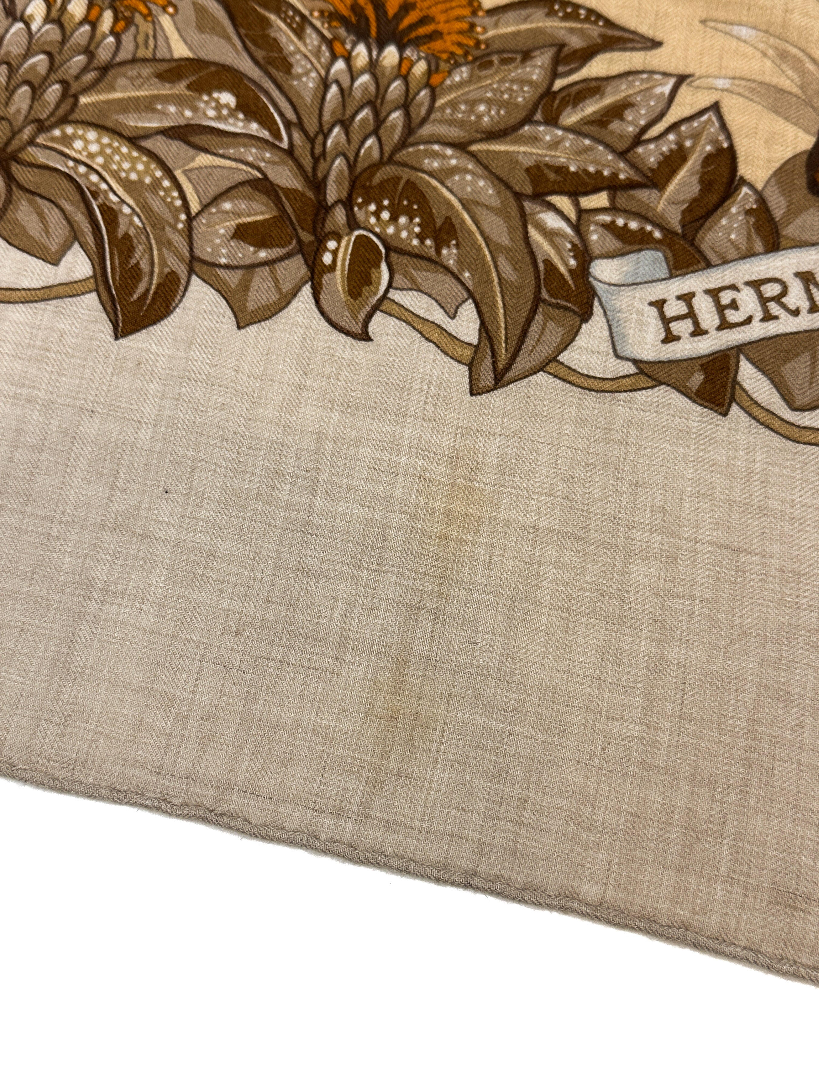 Hermès Jungle Love Cashmere Silk 140