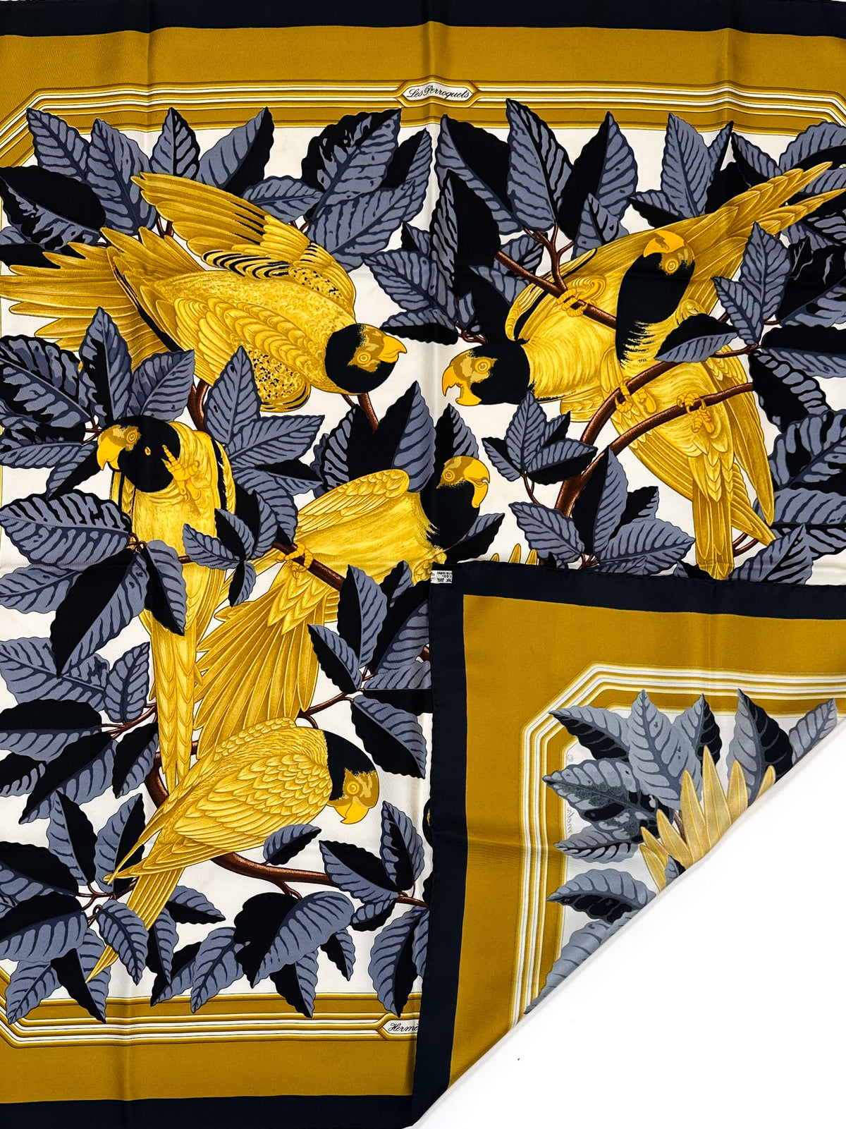 Hermès Les Perroquets 90