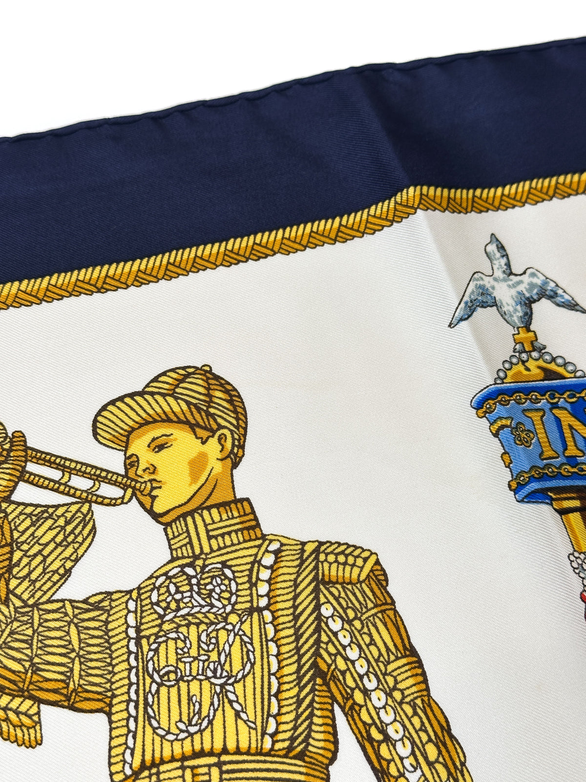 Hermès Special Edition 1977 The Queen's Silver Jubilee Dieu et Mon Droit 90
