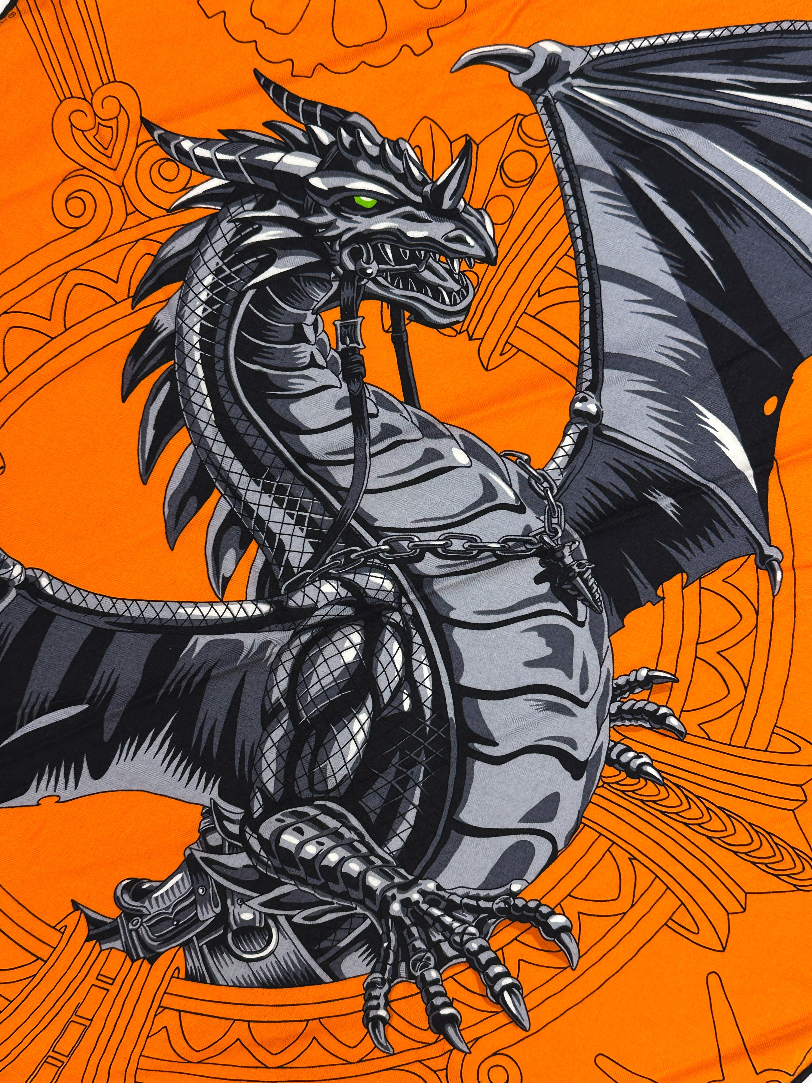 Hermès Dragon Flash Cashmere Silk Losange