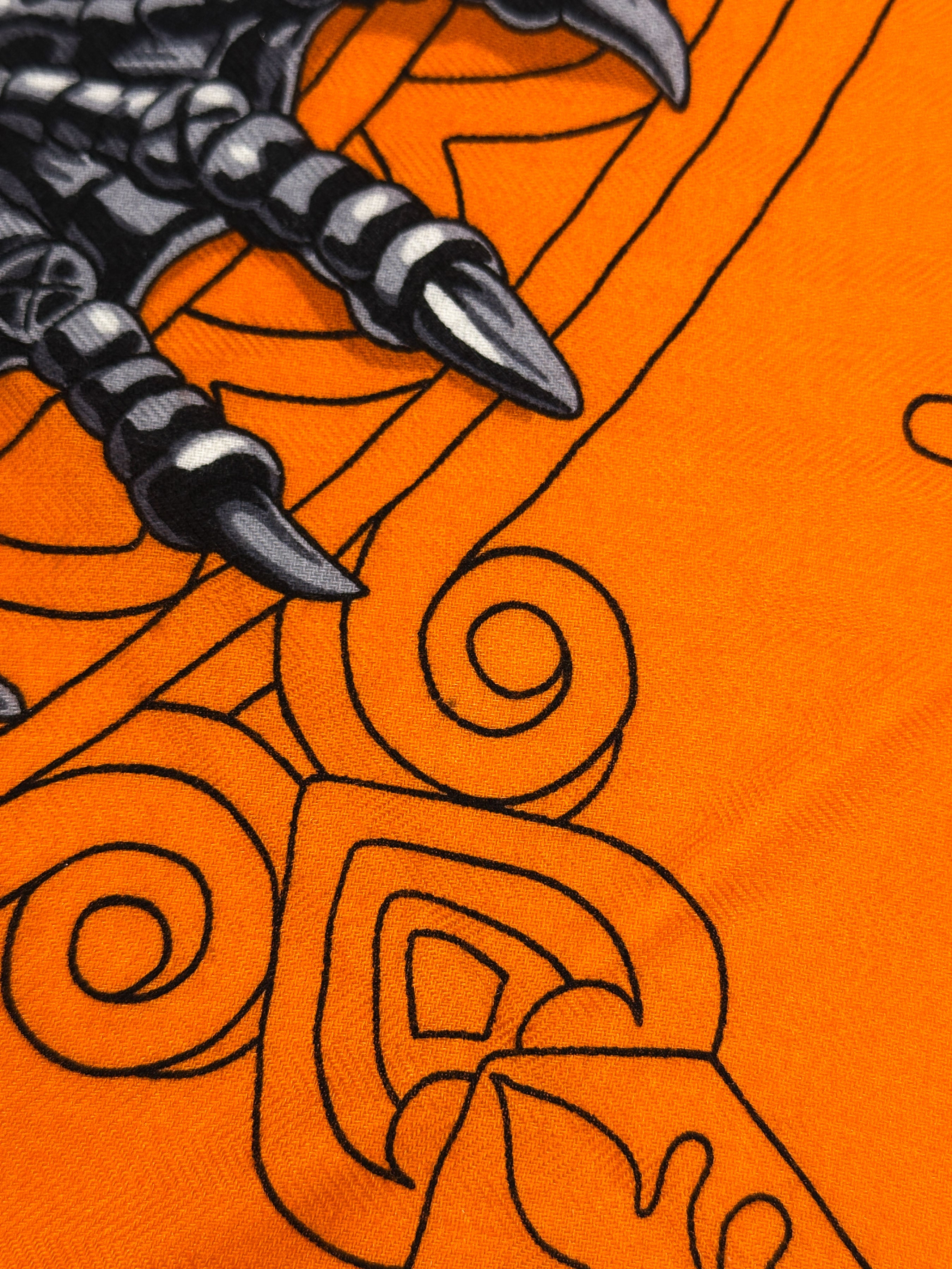 Hermès Dragon Flash Cashmere Silk Losange
