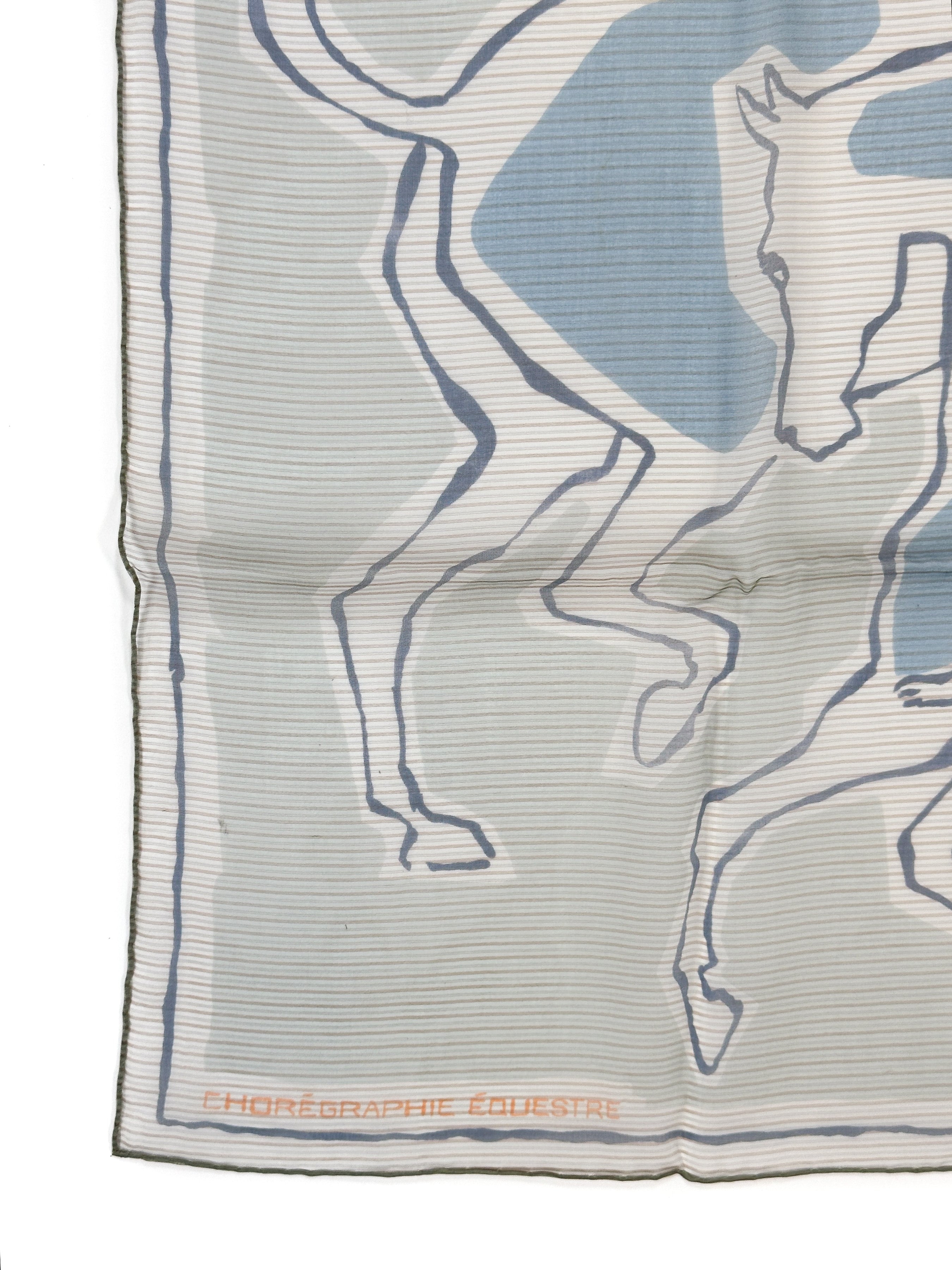 Hermès Choreographie Equestre Mousseline 70