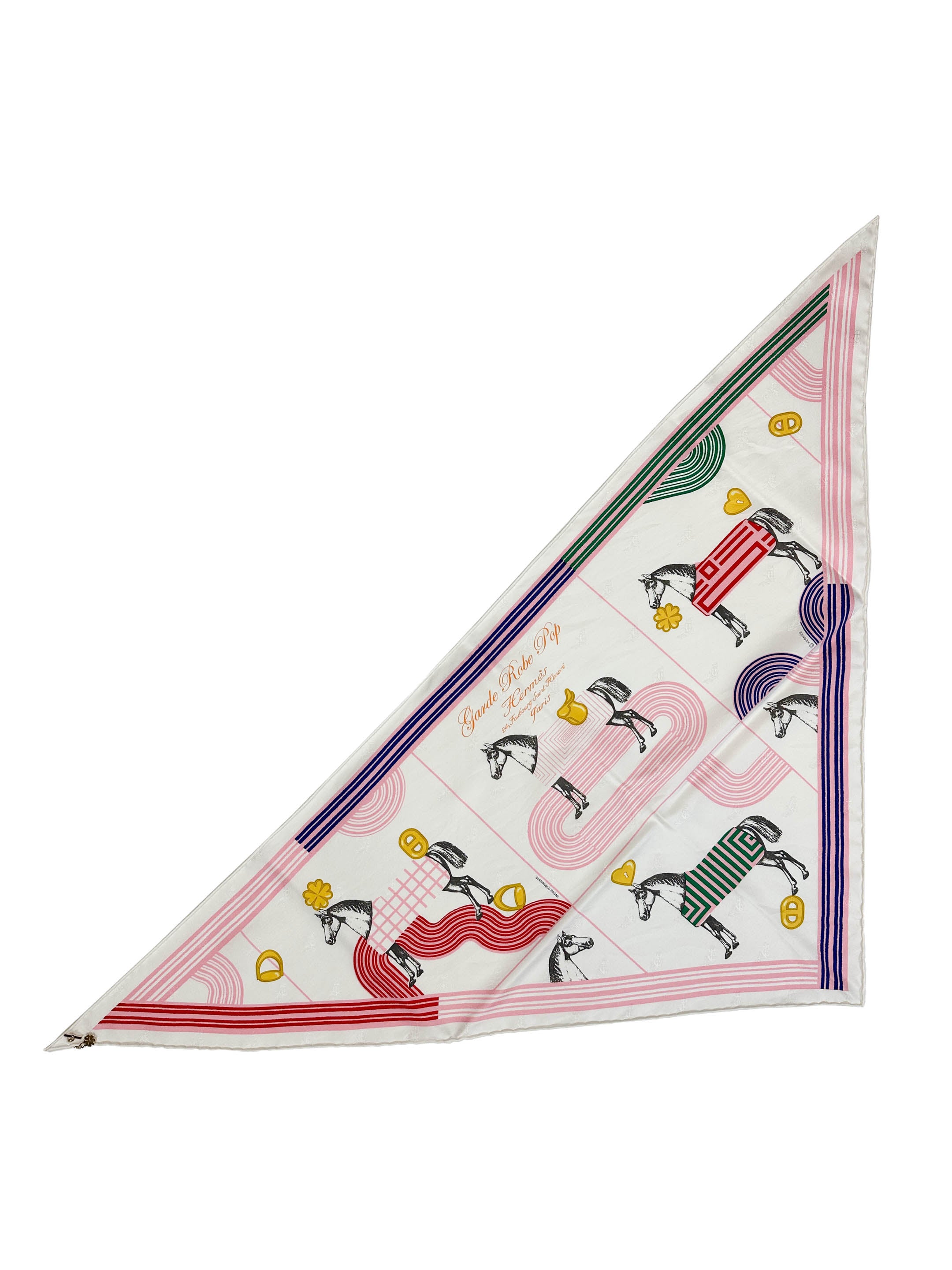 Hermès Garde-Robe Pop Charm Jacquard Triangle