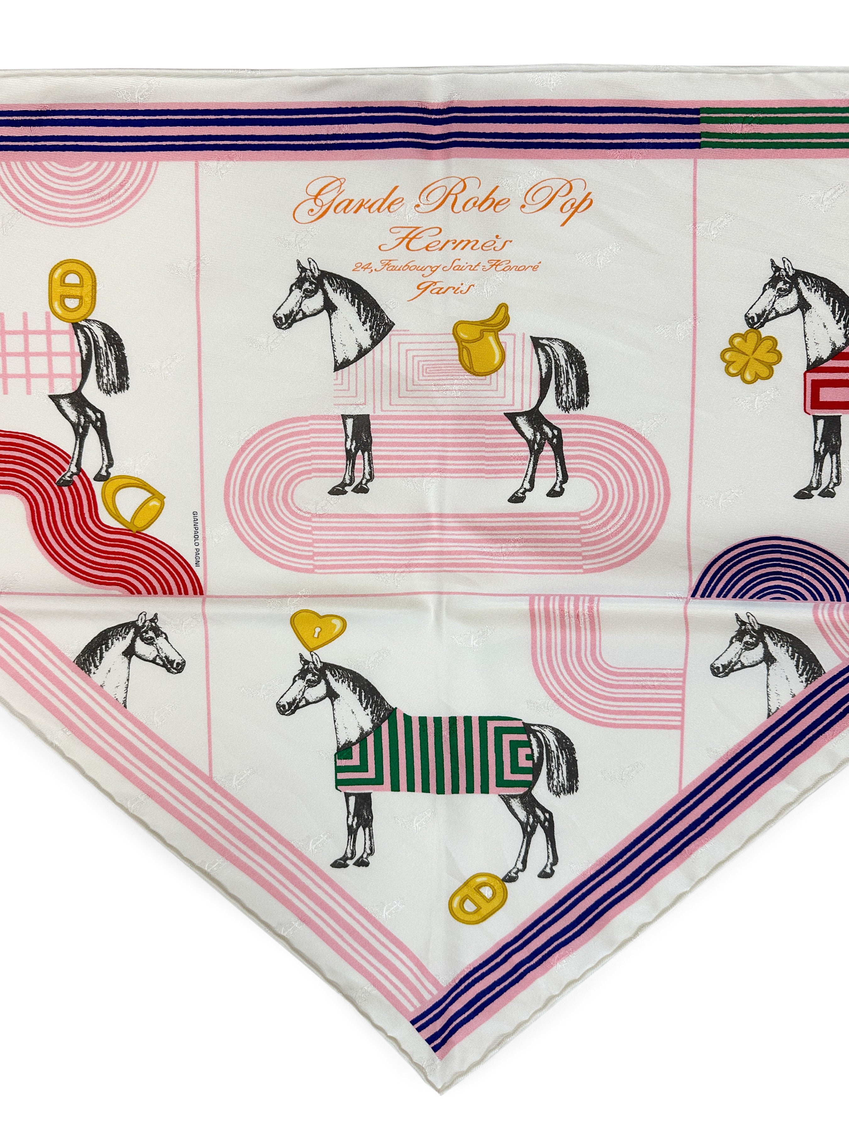 Hermès Garde-Robe Pop Charm Jacquard Triangle