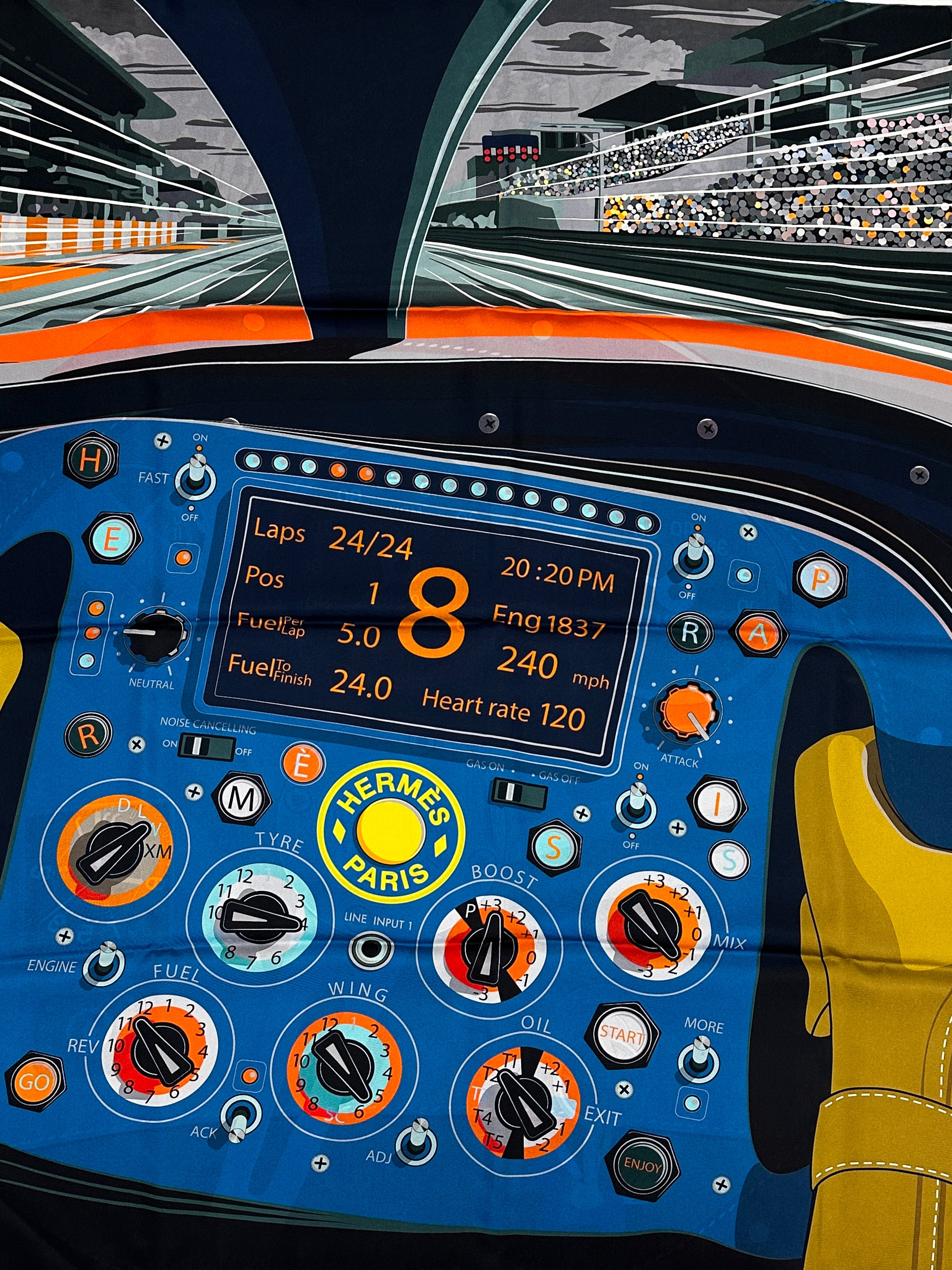 Hermès Formule Chic Double Face 90