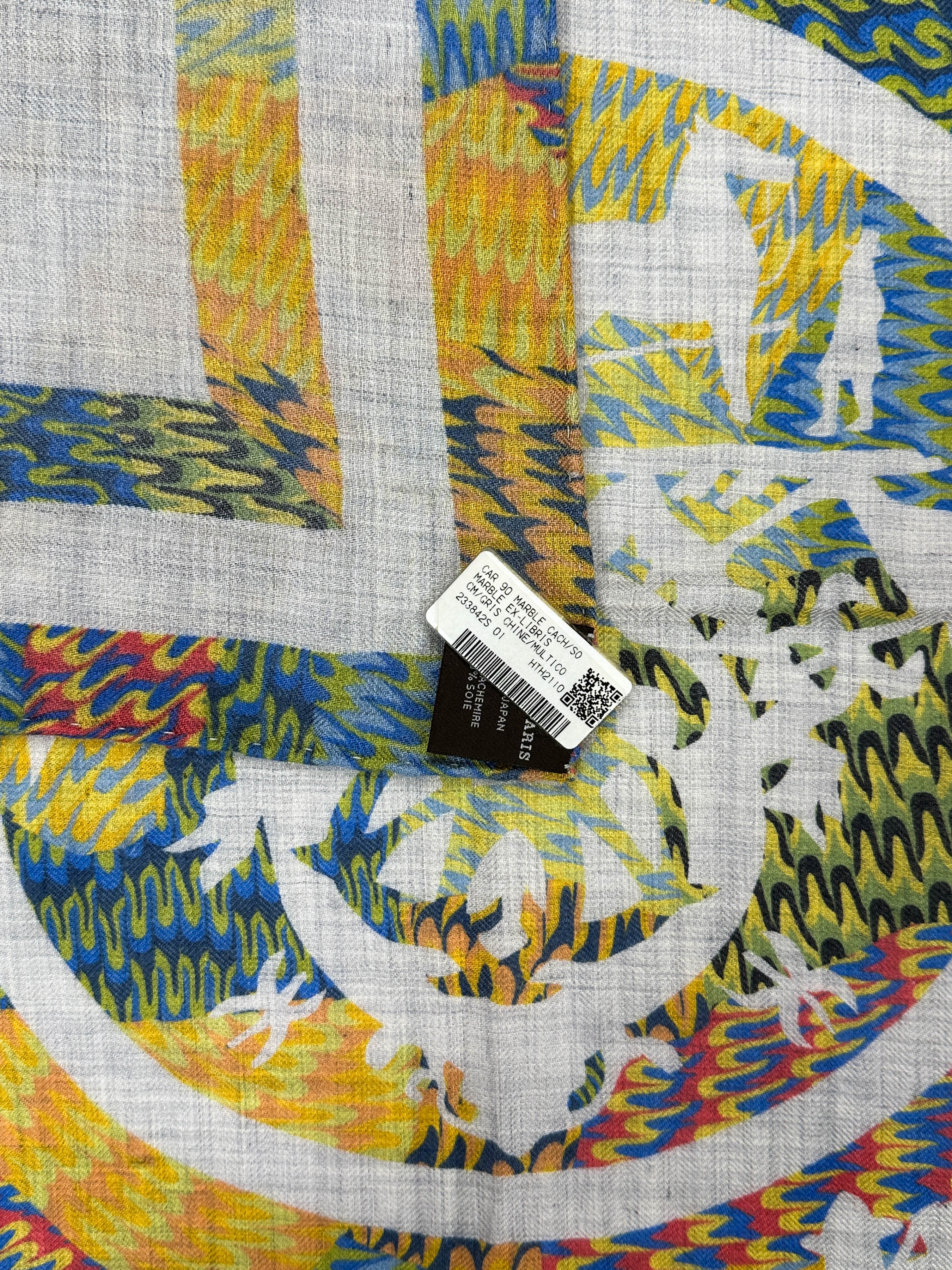 Ex-Libris Marble Cashmere Silk 90