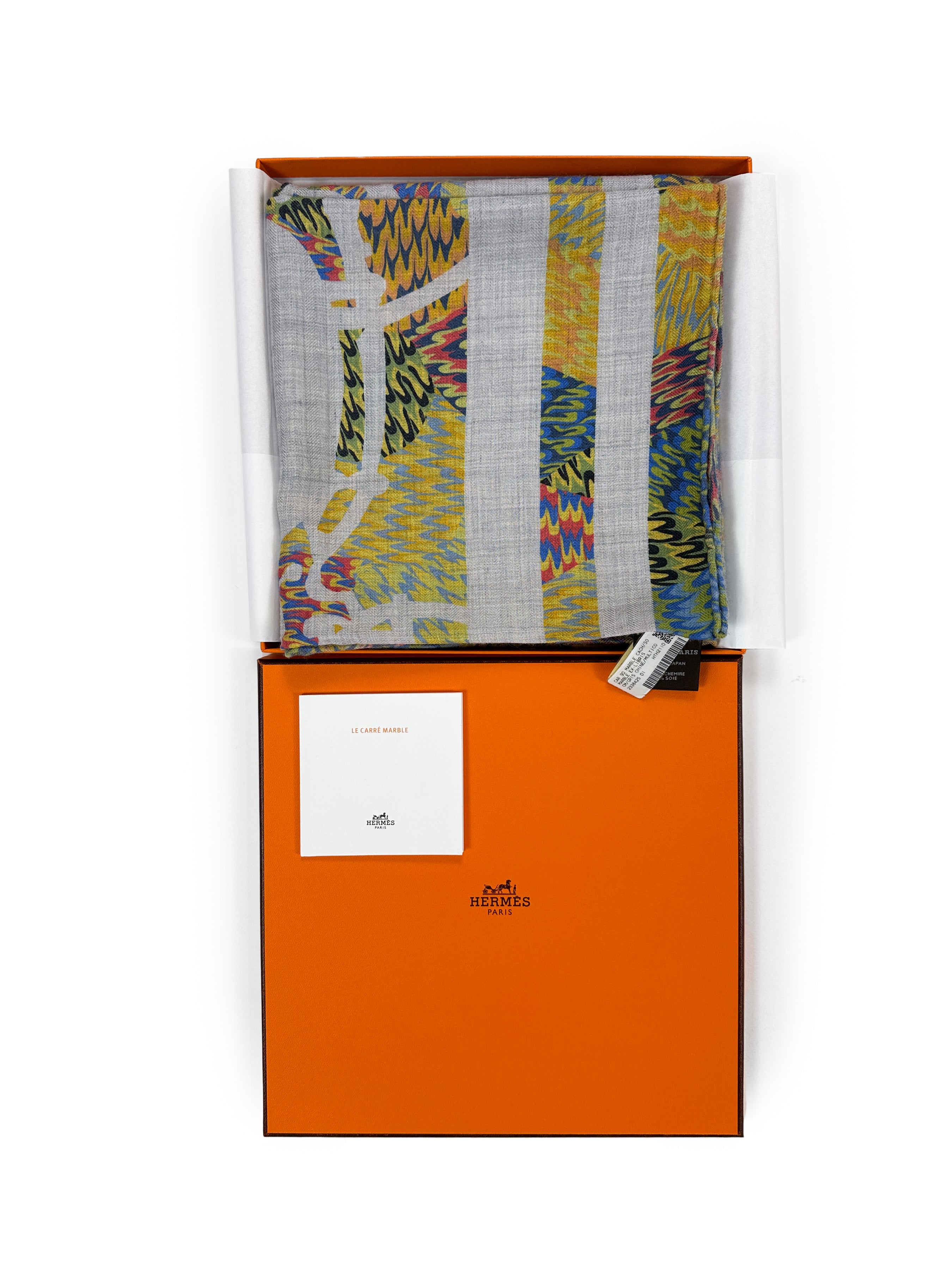 Ex-Libris Marble Cashmere Silk 90