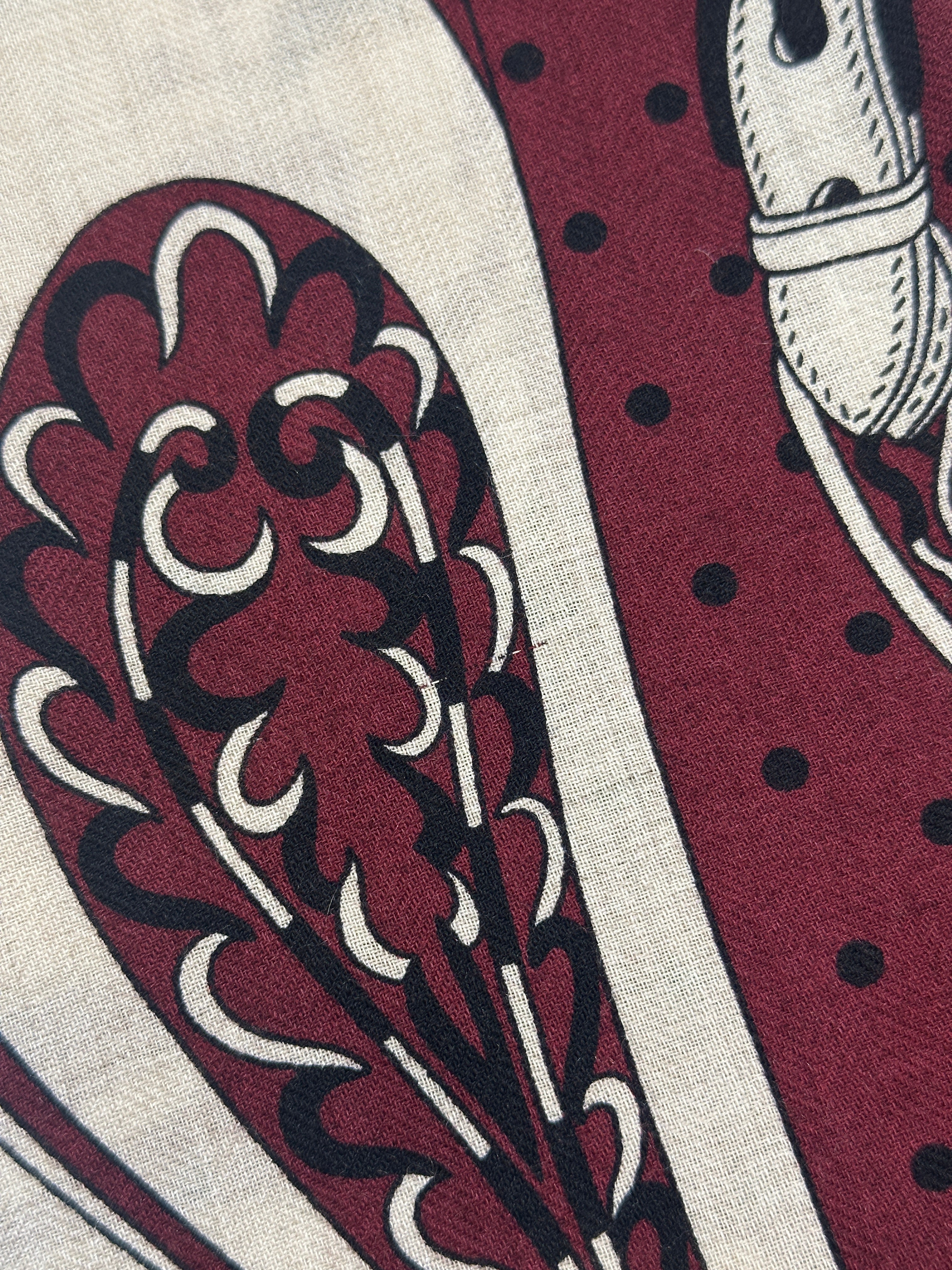 Hermès Festival des Amazones Bandana Cashmere Silk 140