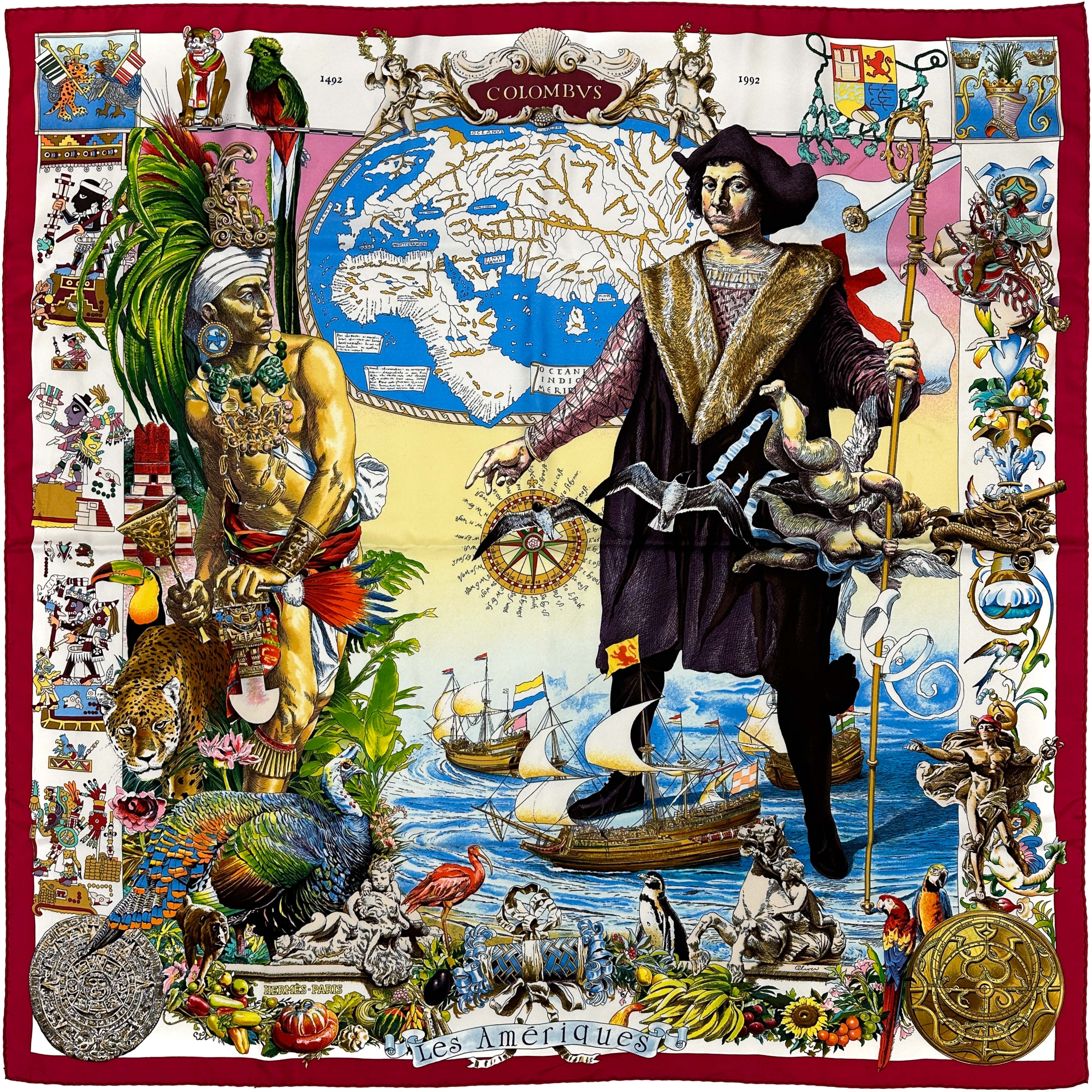 Hermès Les Amériques 90