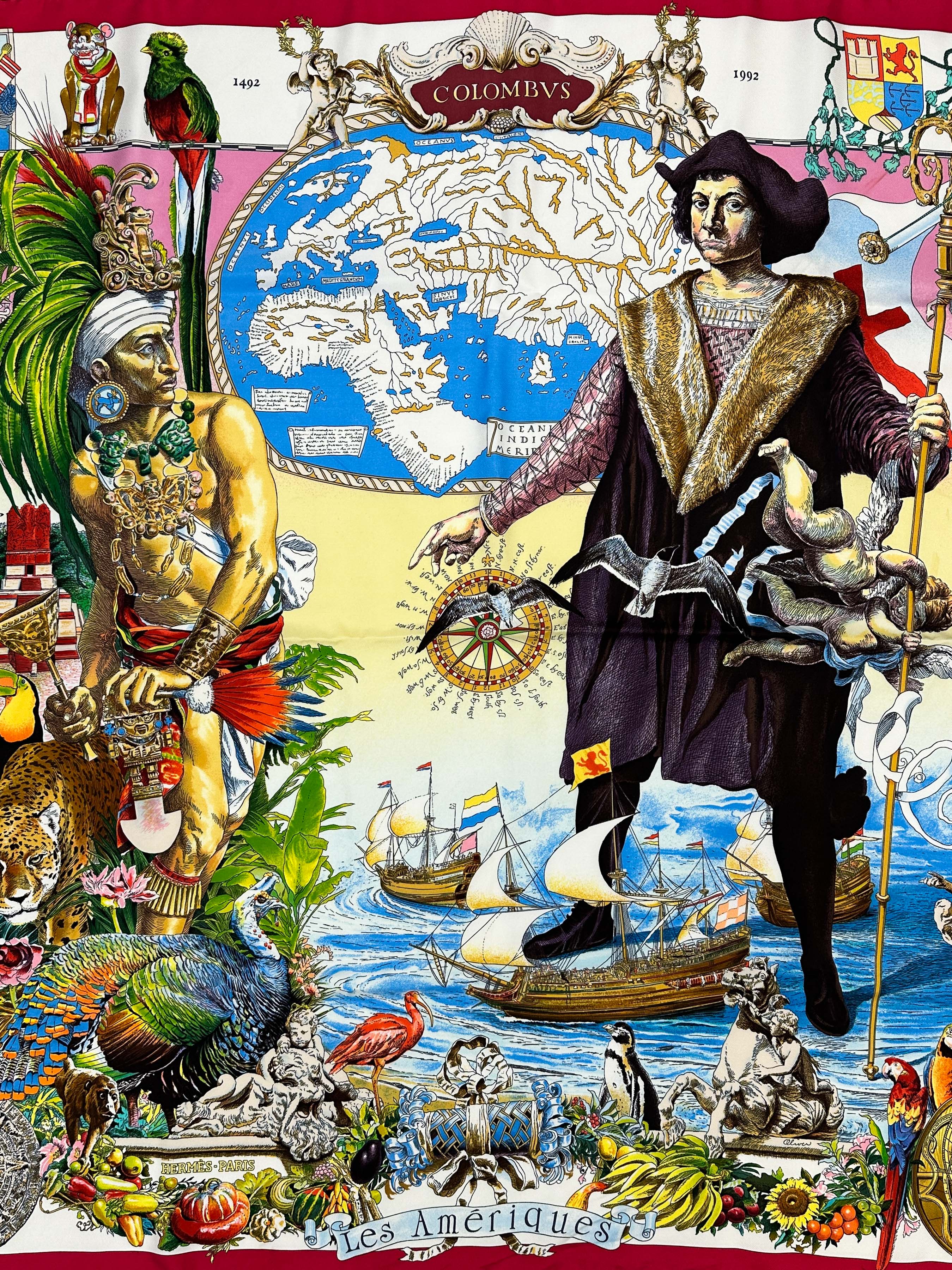 Hermès Les Amériques 90