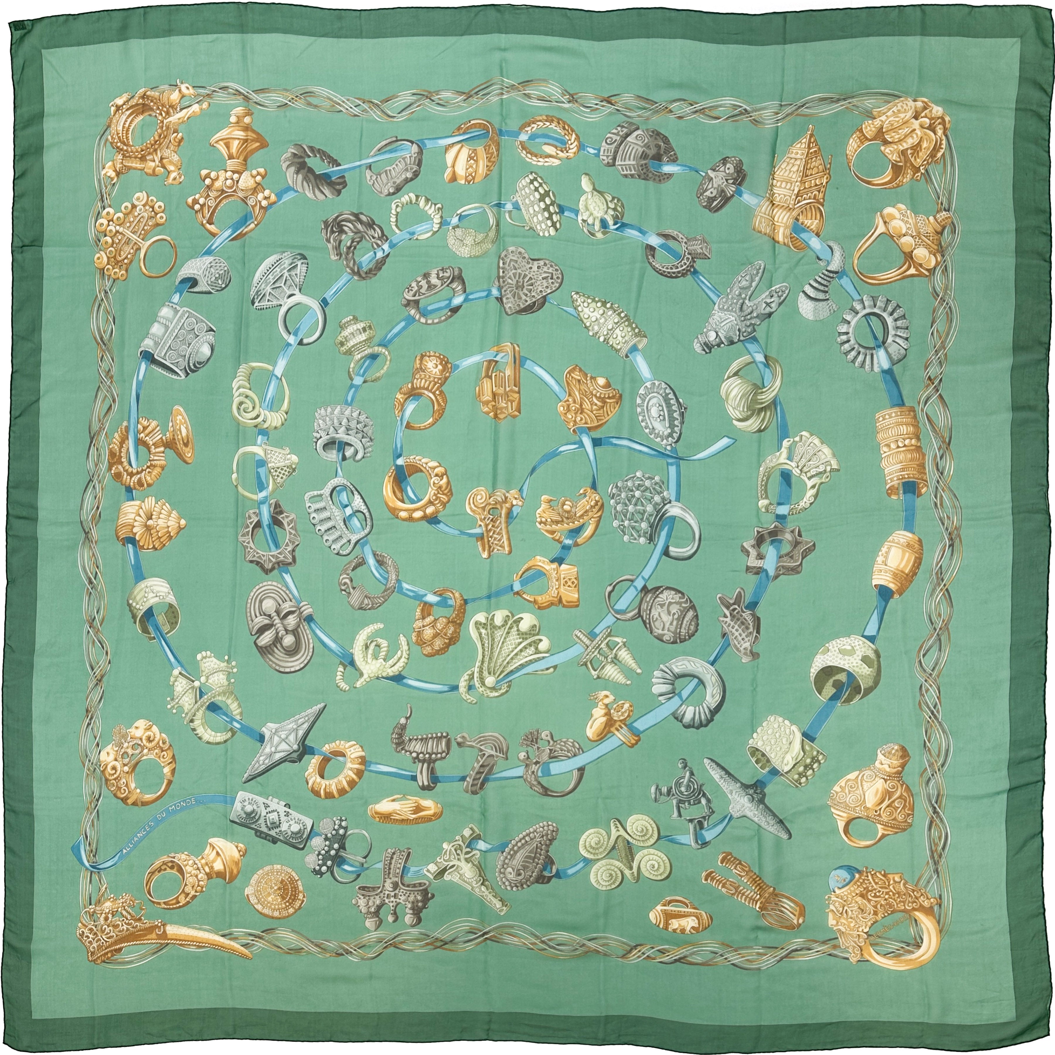 Hermès Alliances du Monde Mousseline 140