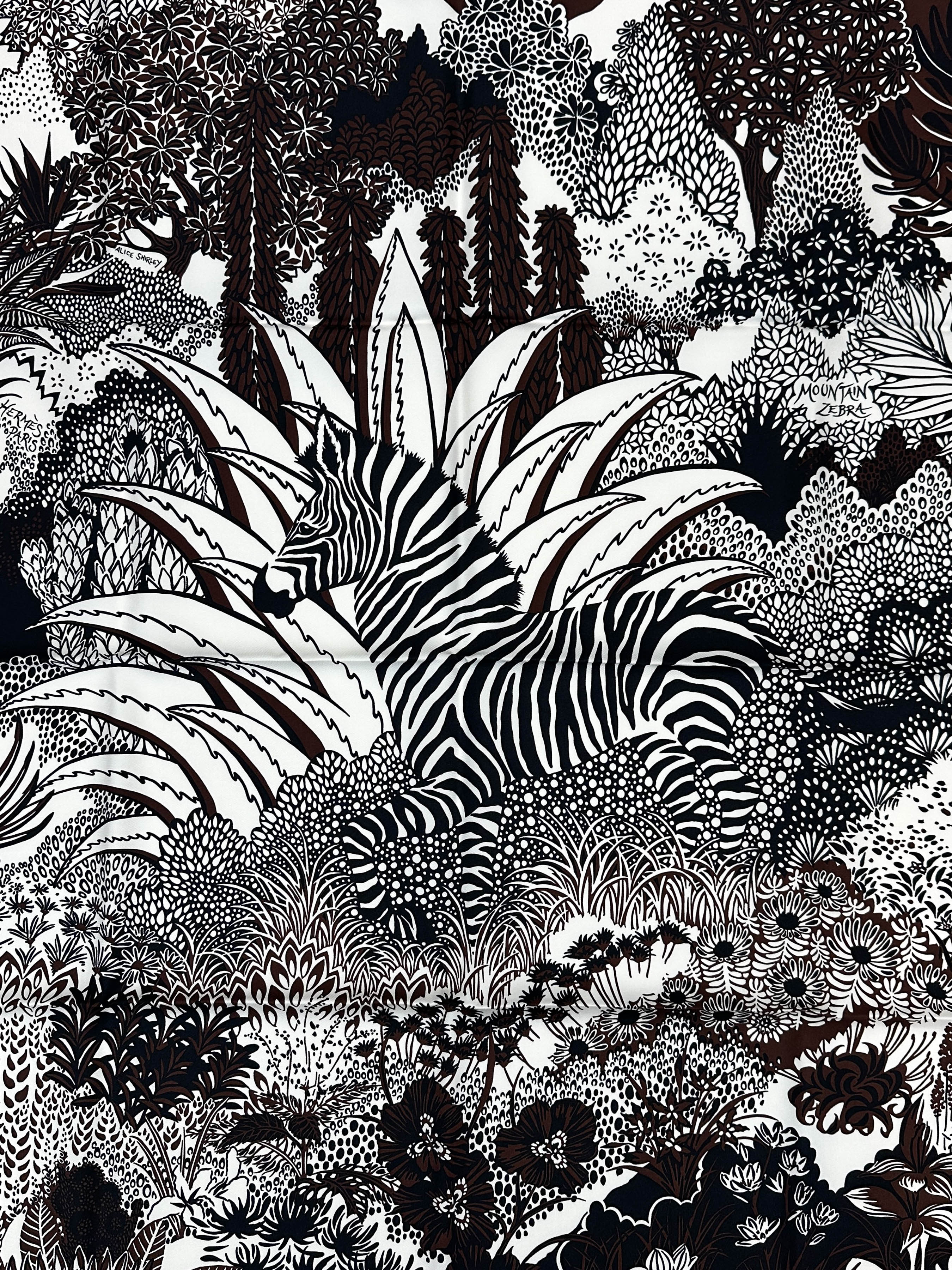Hermès Mountain Zebra 90