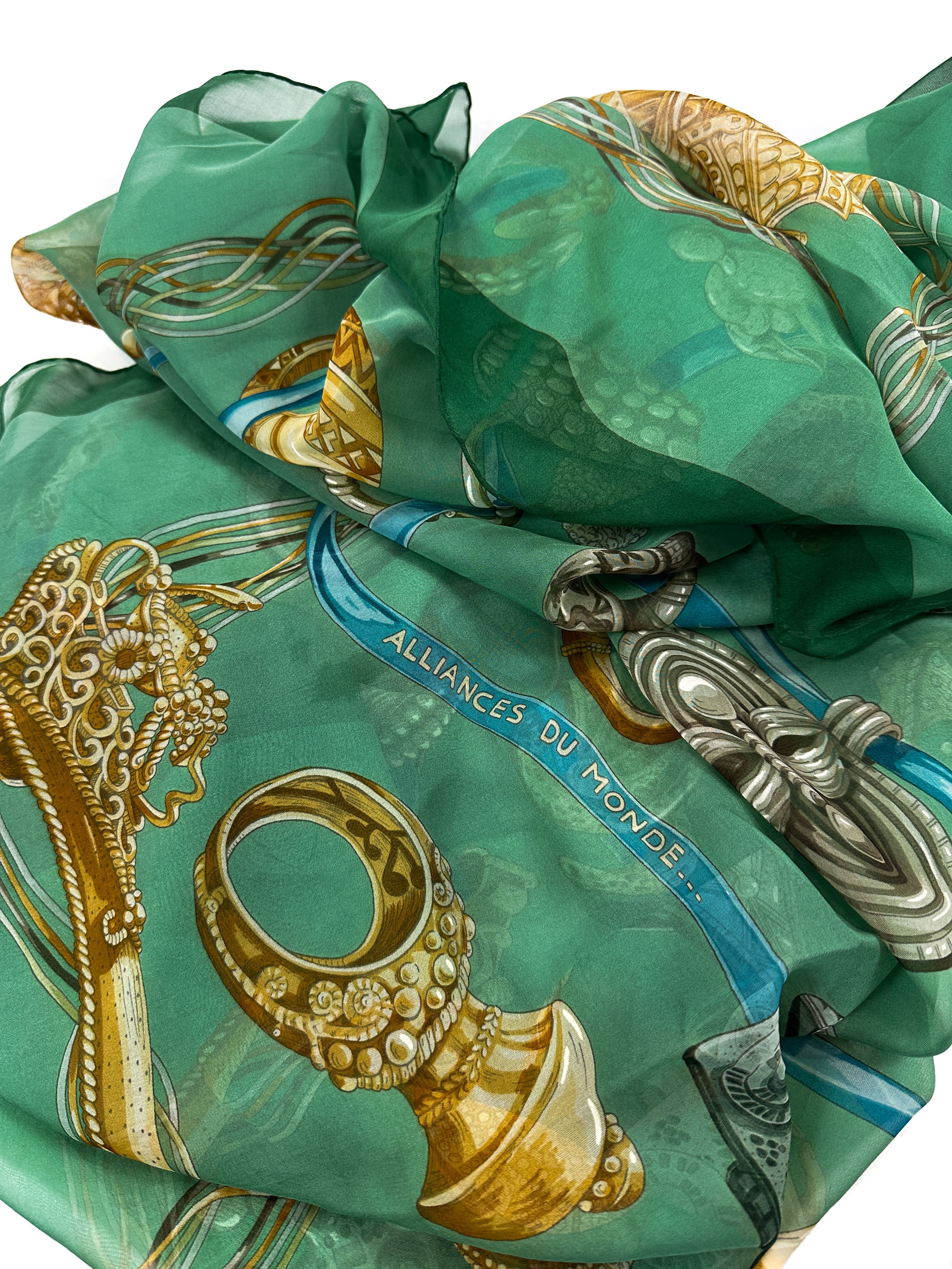 Hermès Alliances du Monde Mousseline 140