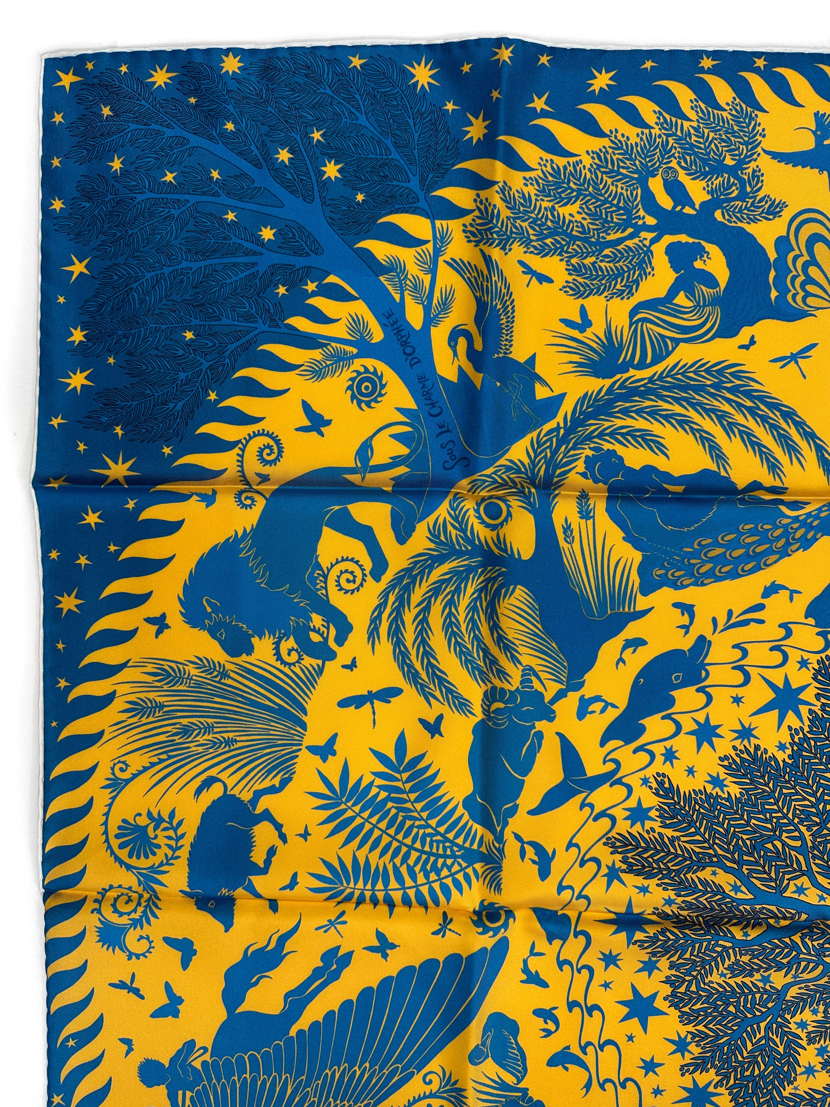Hermès Sous le Charme d'Orphée Double Face 90
