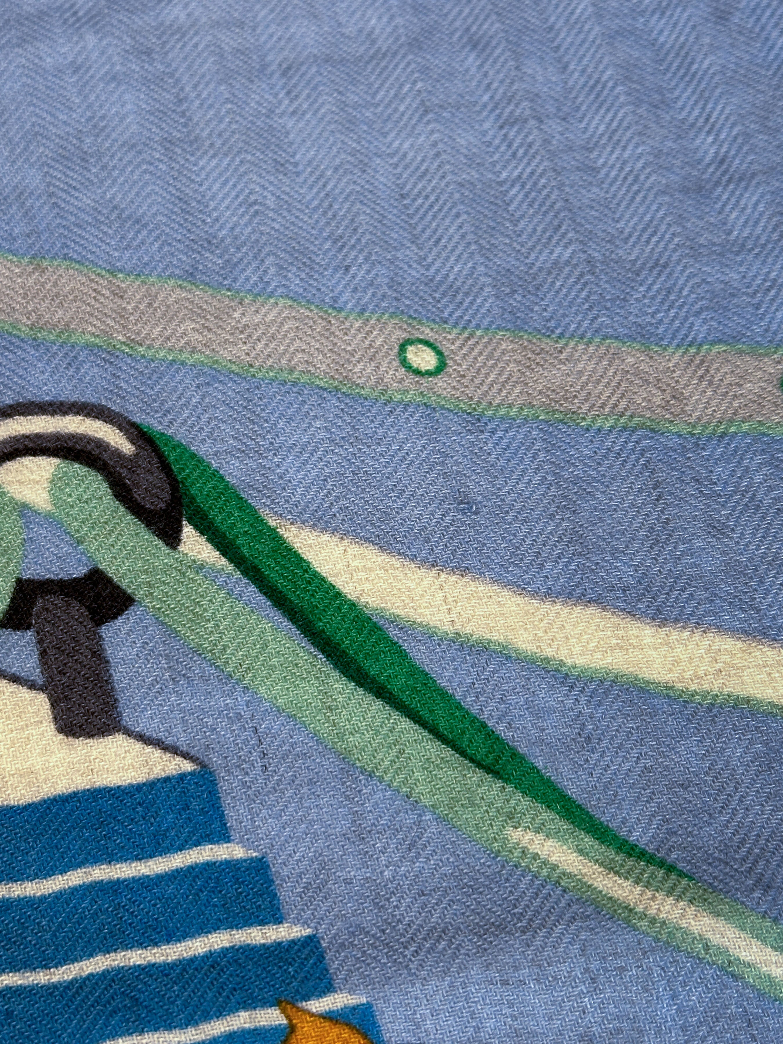 Hermès Horse Club Cashmere Silk 140