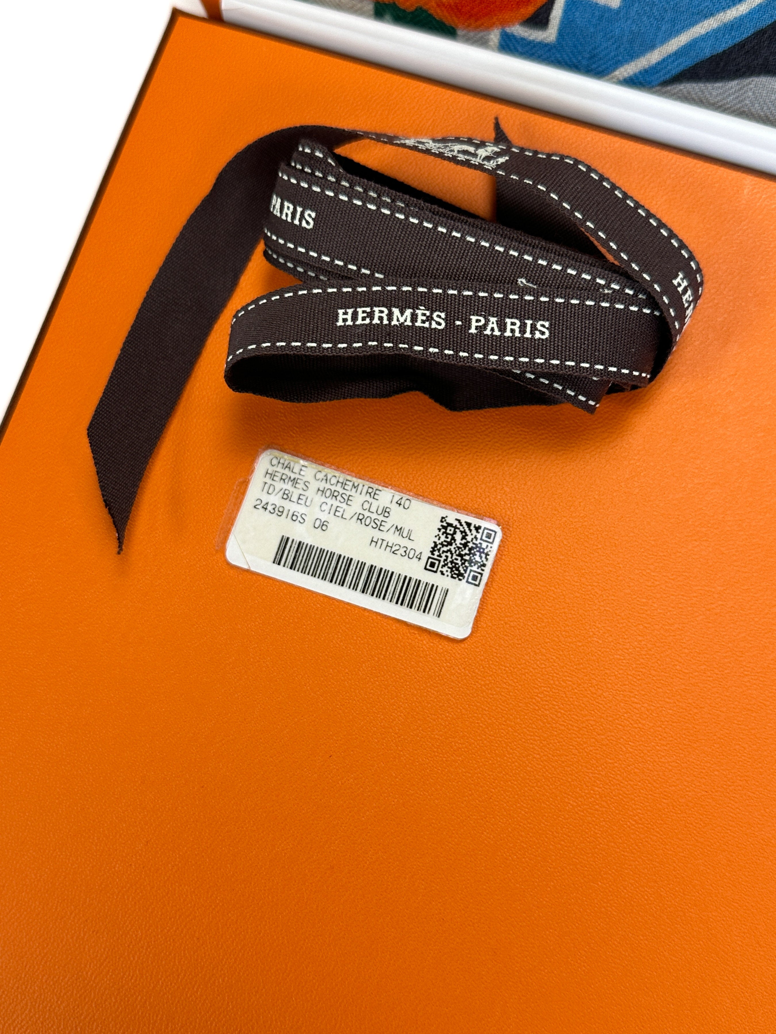 Hermès Horse Club Cashmere Silk 140