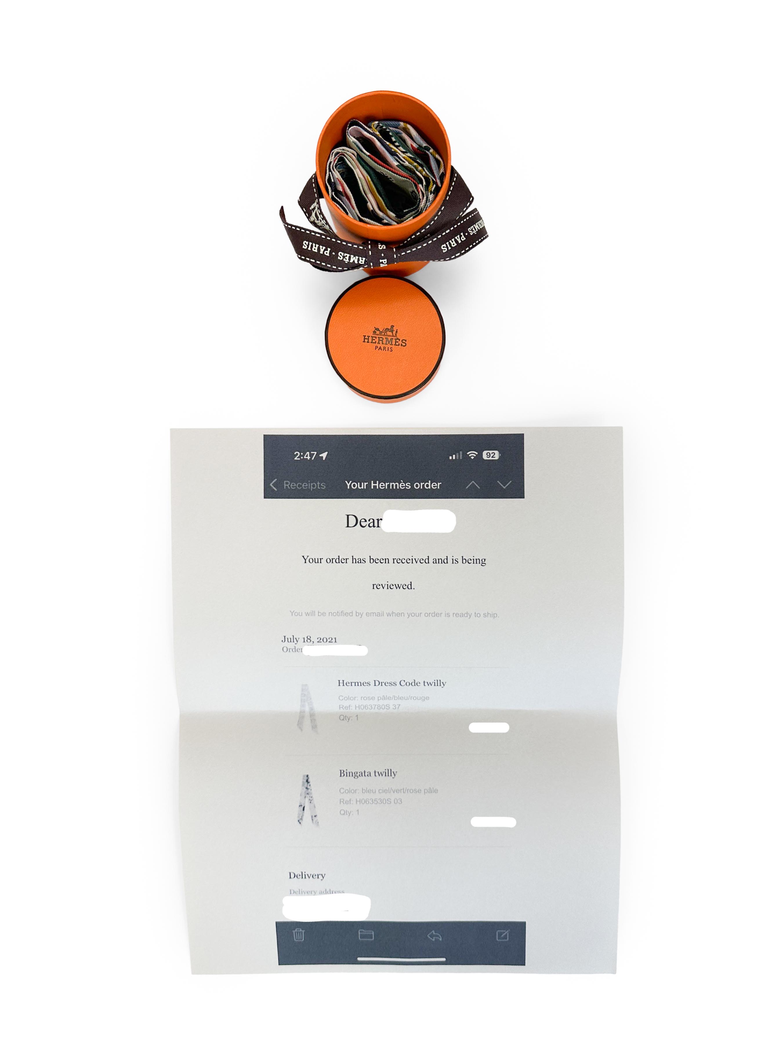 Hermès Bingata Twilly