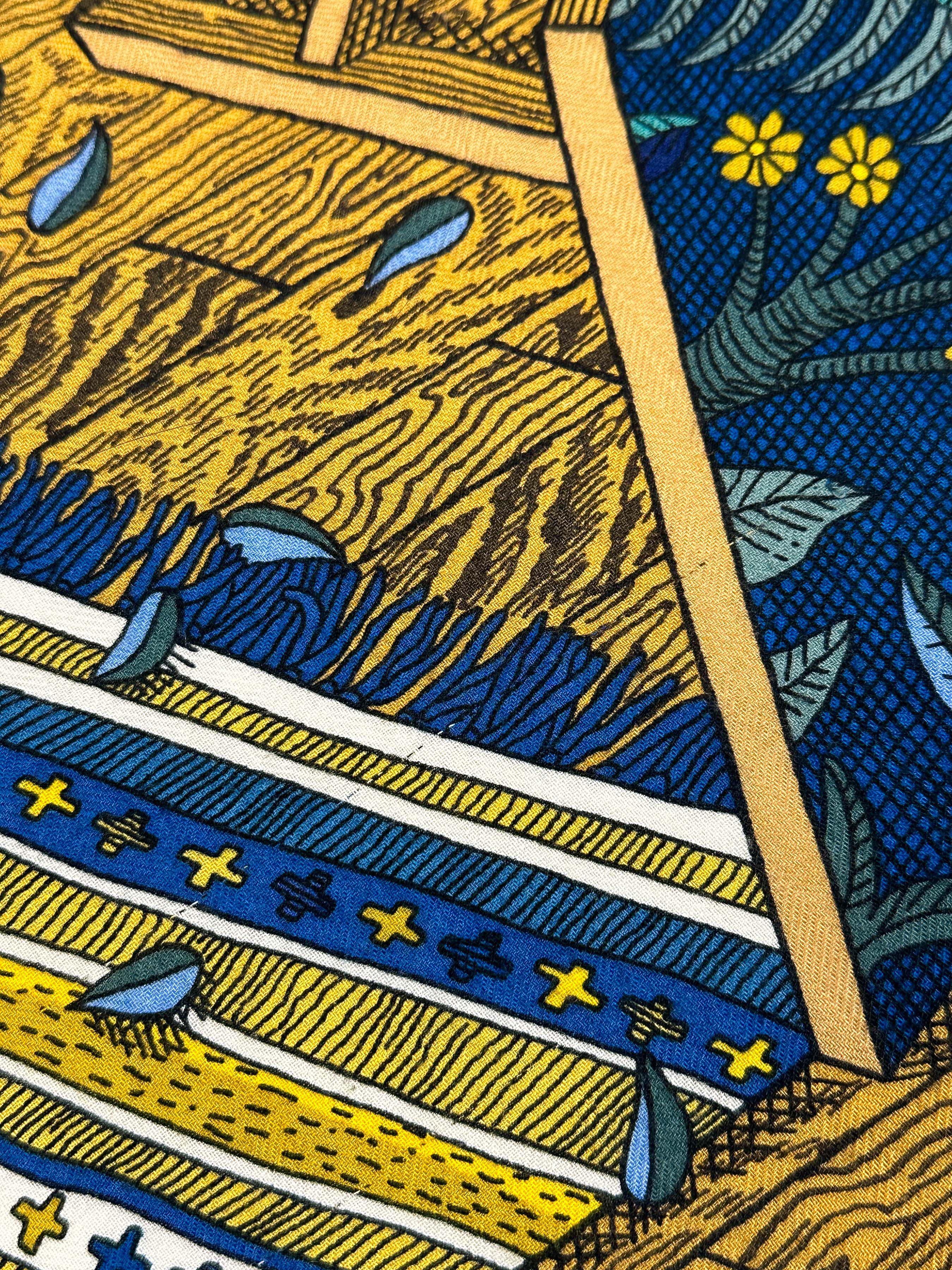 Hermès Acte III, Scène I, La Clairiere Cashmere Silk 140