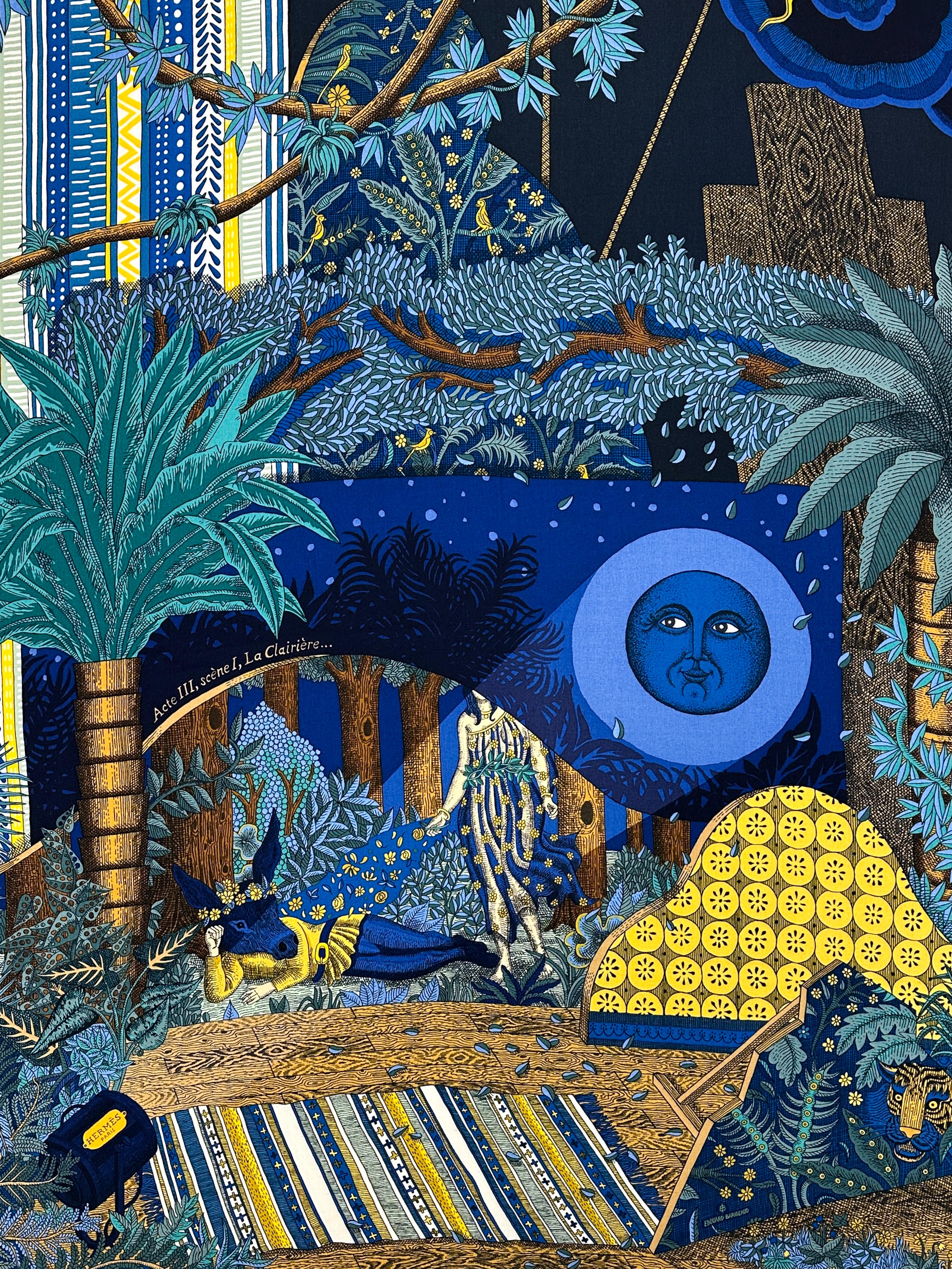 Hermès Acte III, Scène I, La Clairiere Cashmere Silk 140