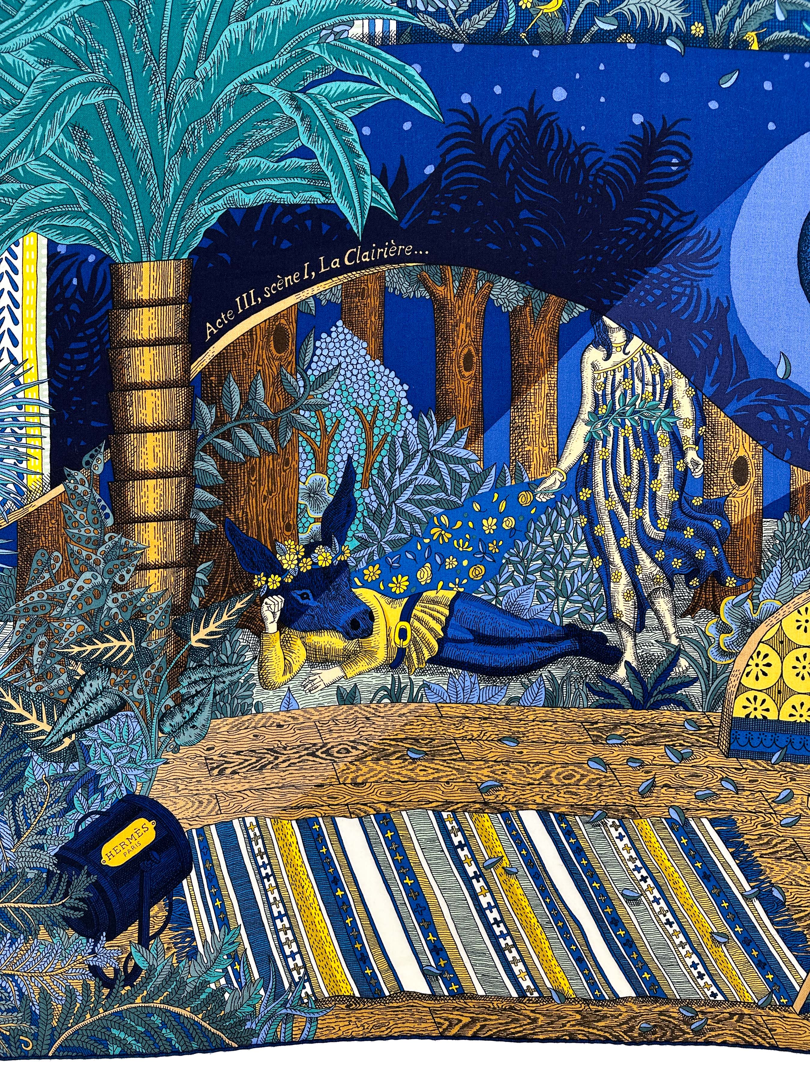 Hermès Acte III, Scène I, La Clairiere Cashmere Silk 140