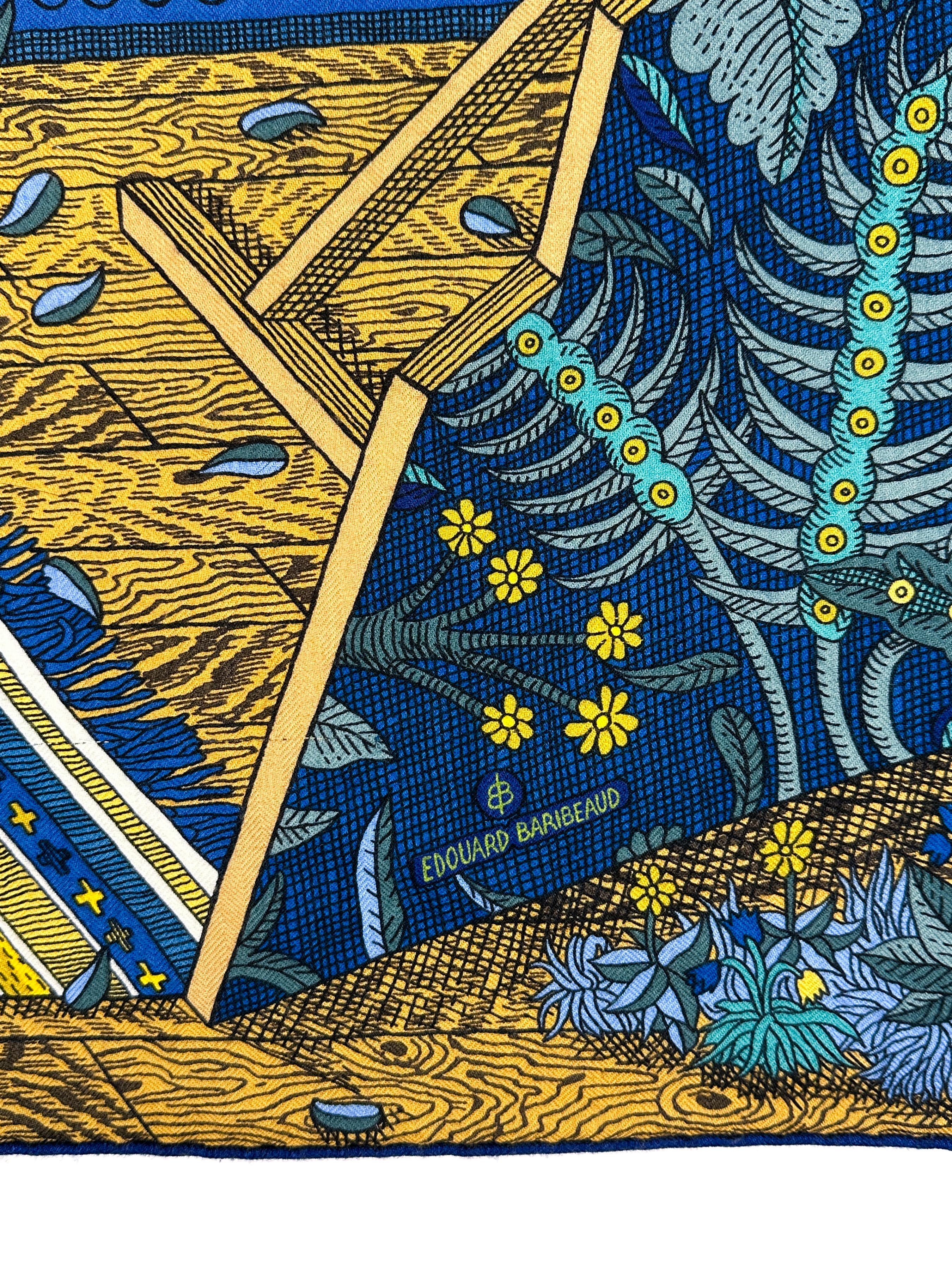 Hermès Acte III, Scène I, La Clairiere Cashmere Silk 140