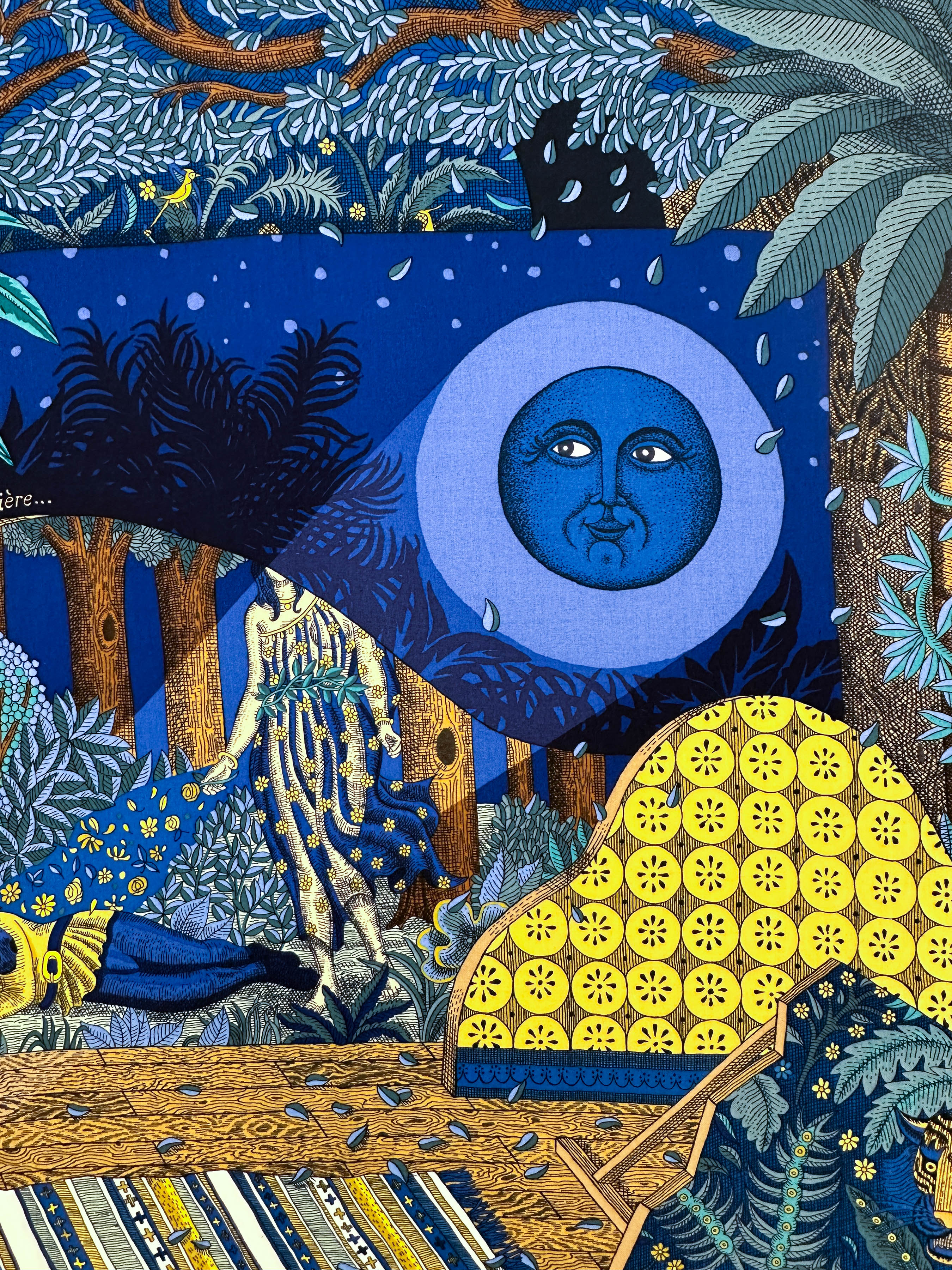 Hermès Acte III, Scène I, La Clairiere Cashmere Silk 140