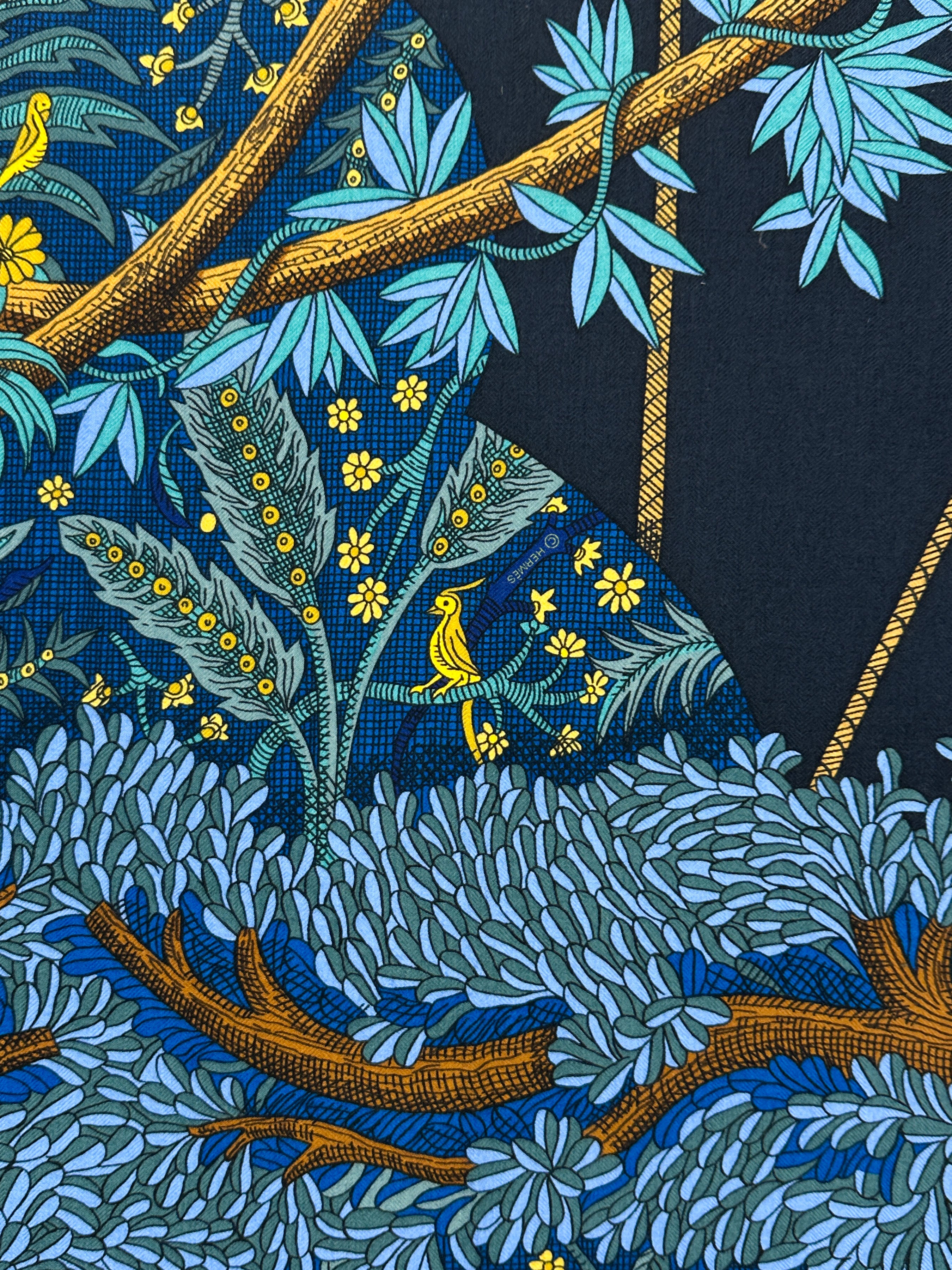 Hermès Acte III, Scène I, La Clairiere Cashmere Silk 140