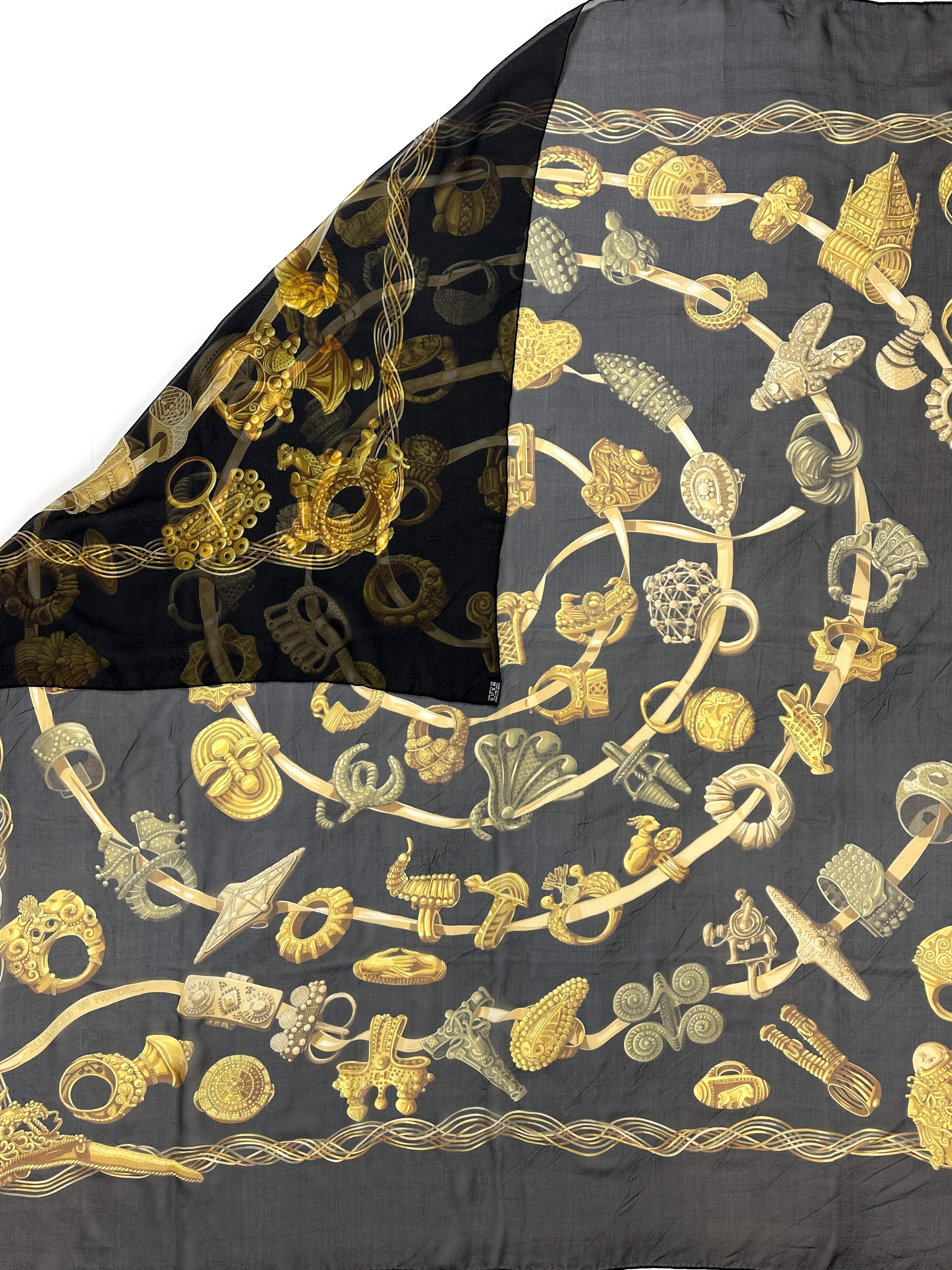 Hermès Alliances du Monde Mousseline 140