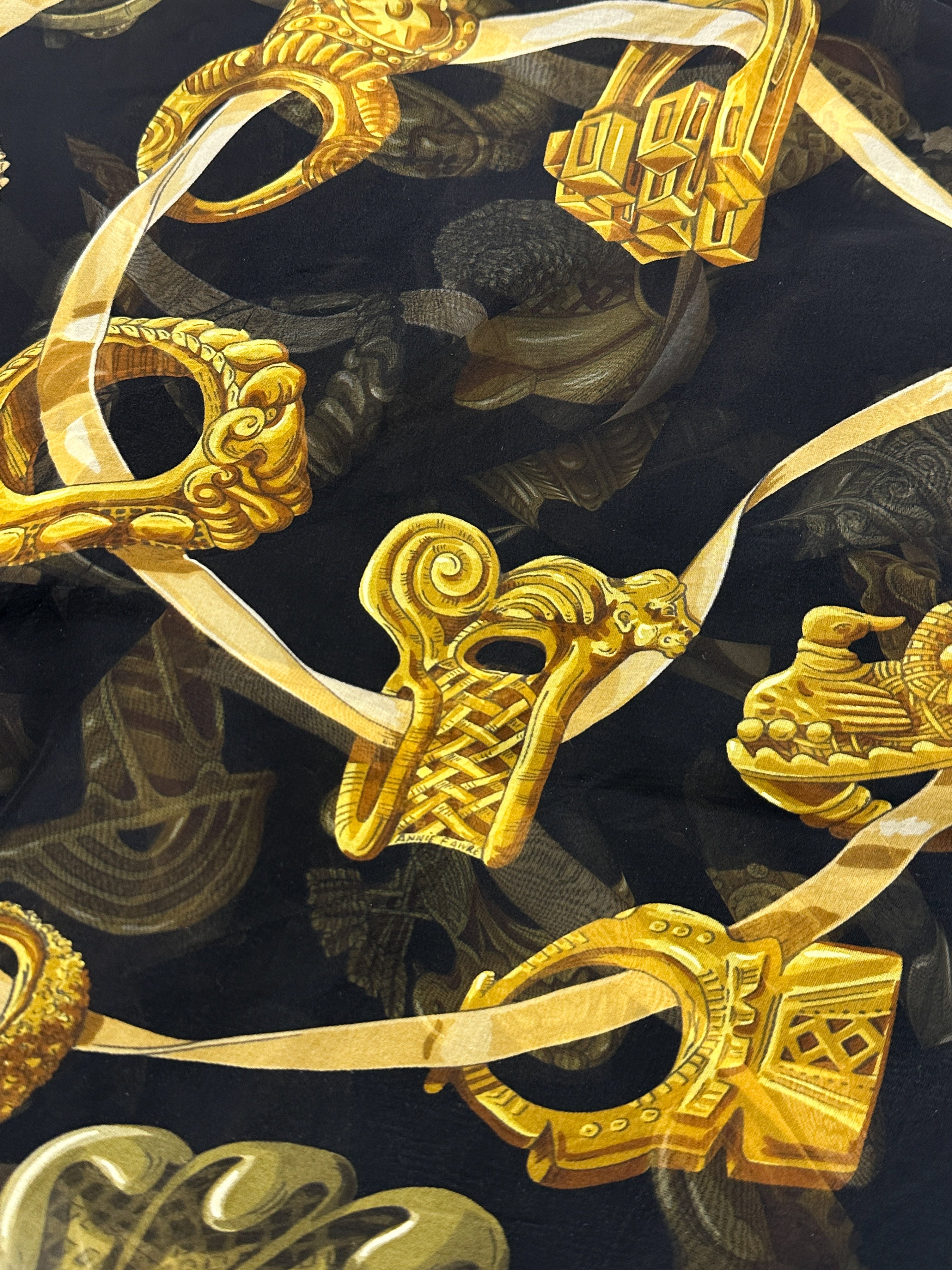 Hermès Alliances du Monde Mousseline 140