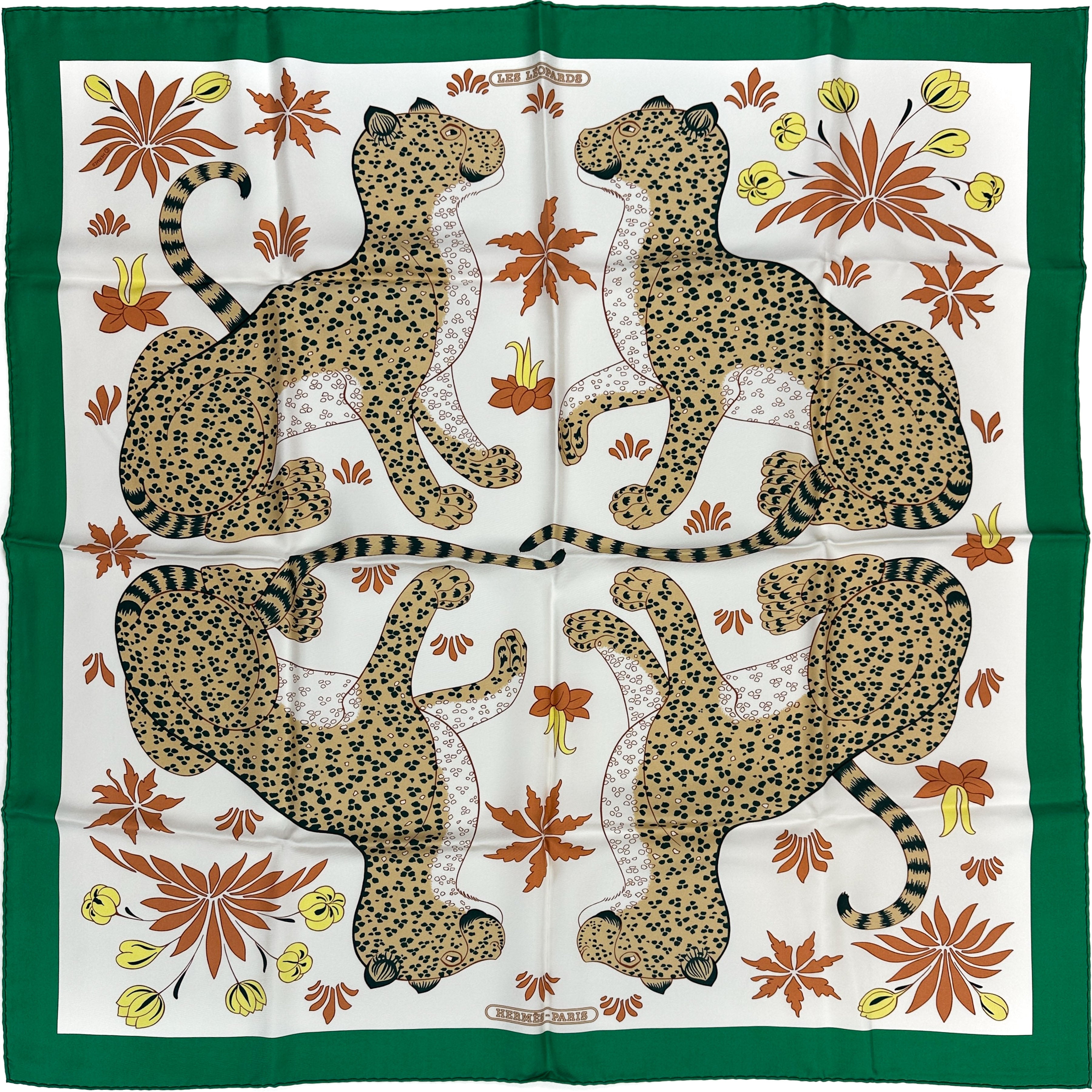 Hermès Les Leopards 90
