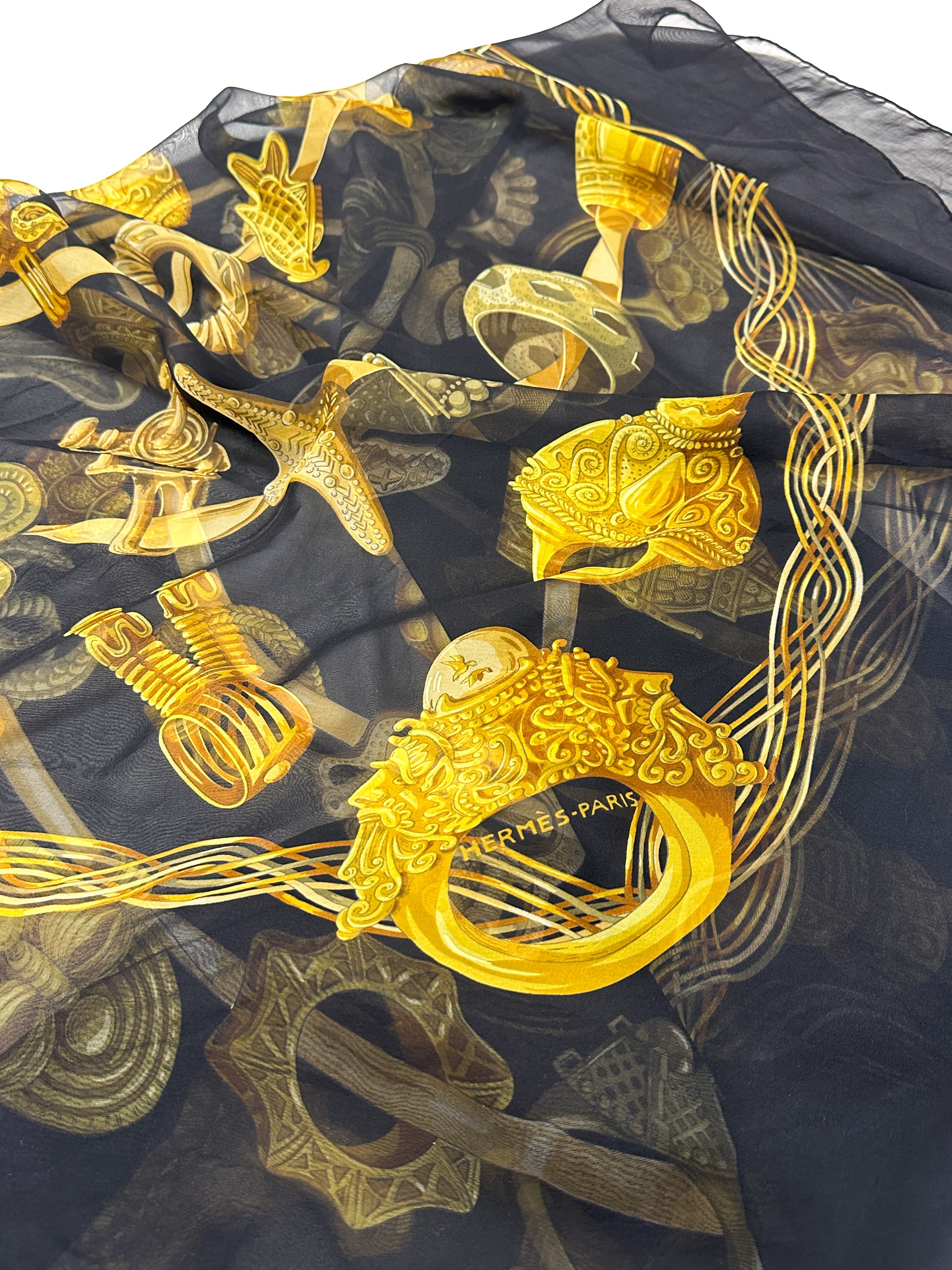 Hermès Alliances du Monde Mousseline 140