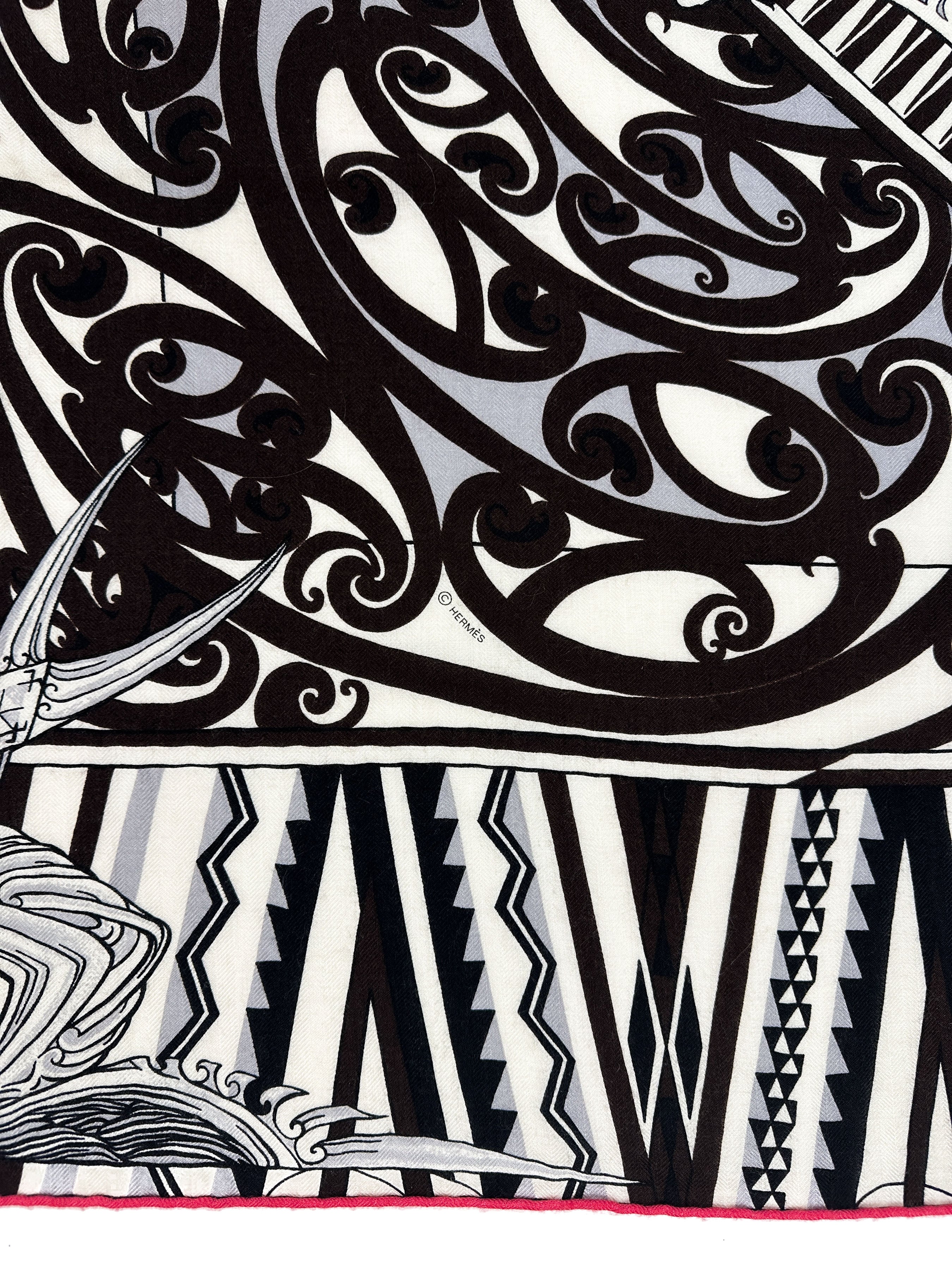 Hermès Kawa Ora Cashmere Silk 140