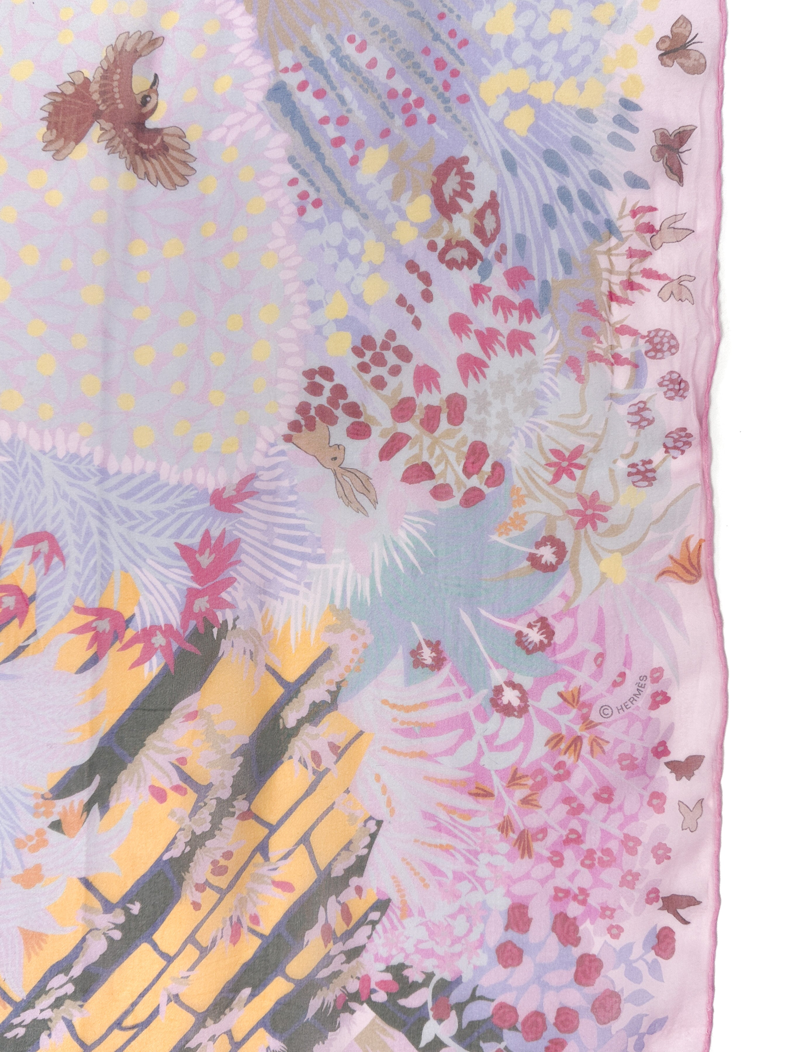 Hermès Dans un Jardin Anglais Mousseline 140