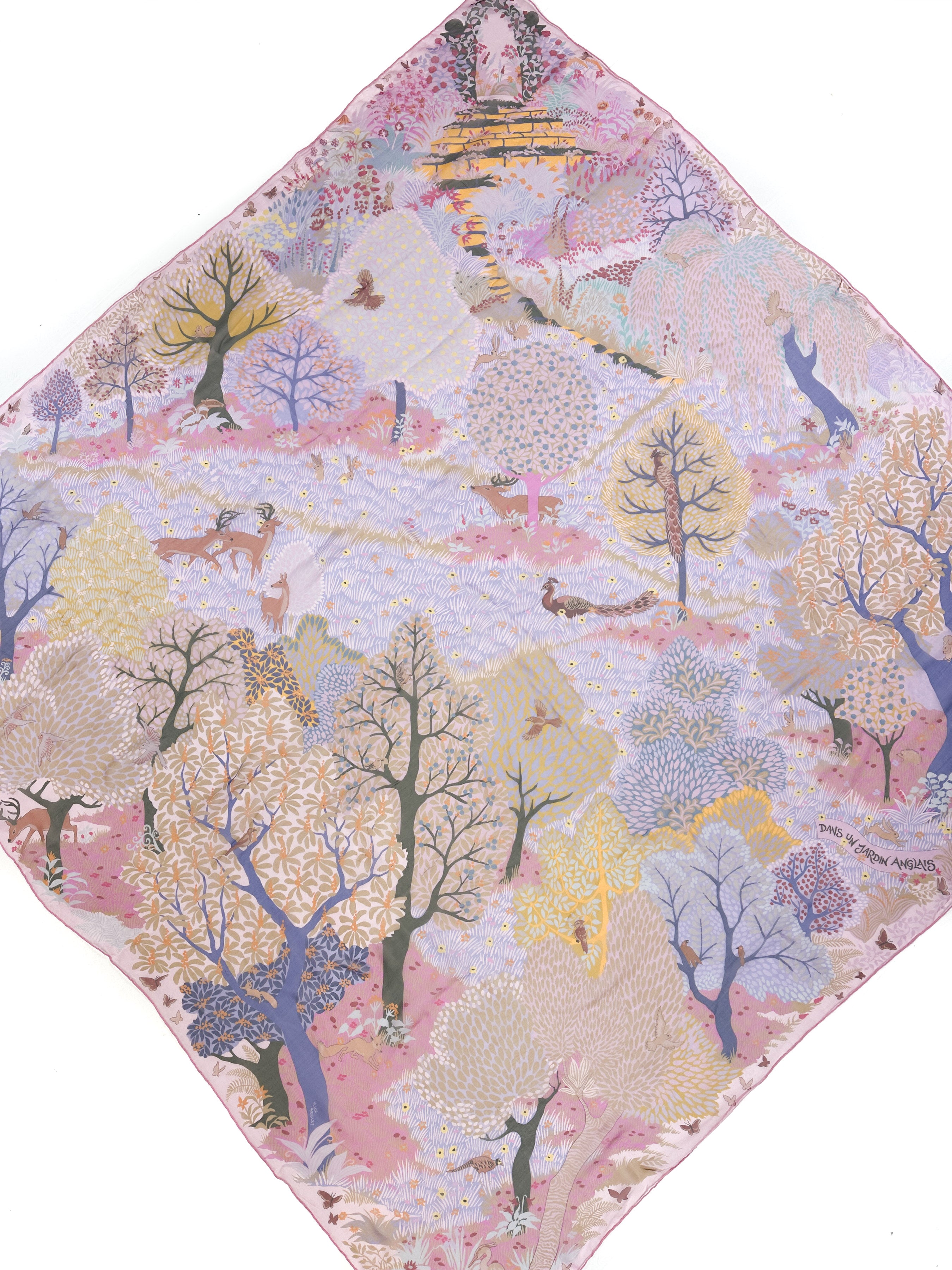 Hermès Dans un Jardin Anglais Mousseline 140