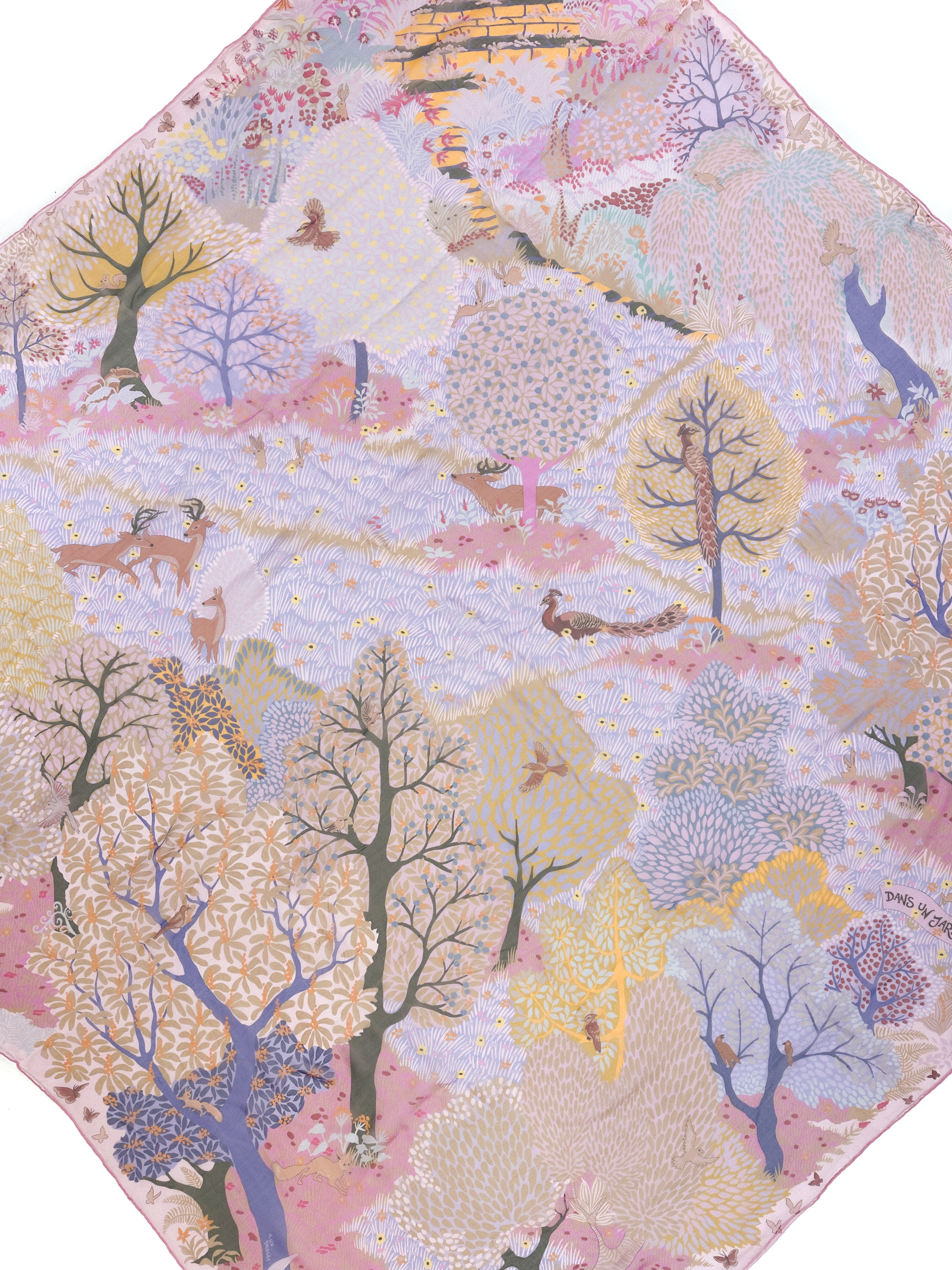 Hermès Dans un Jardin Anglais Mousseline 140