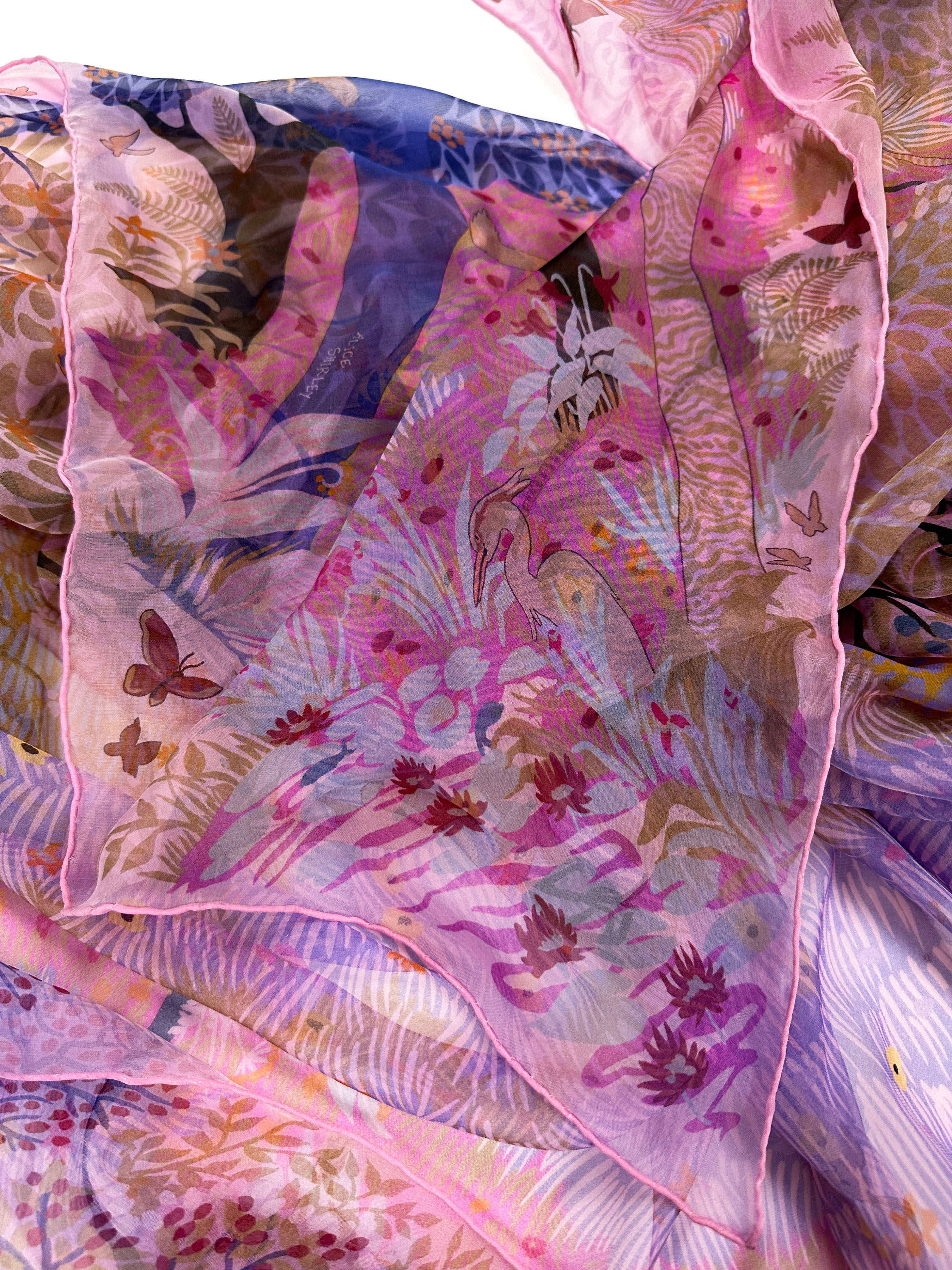 Hermès Dans un Jardin Anglais Mousseline 140