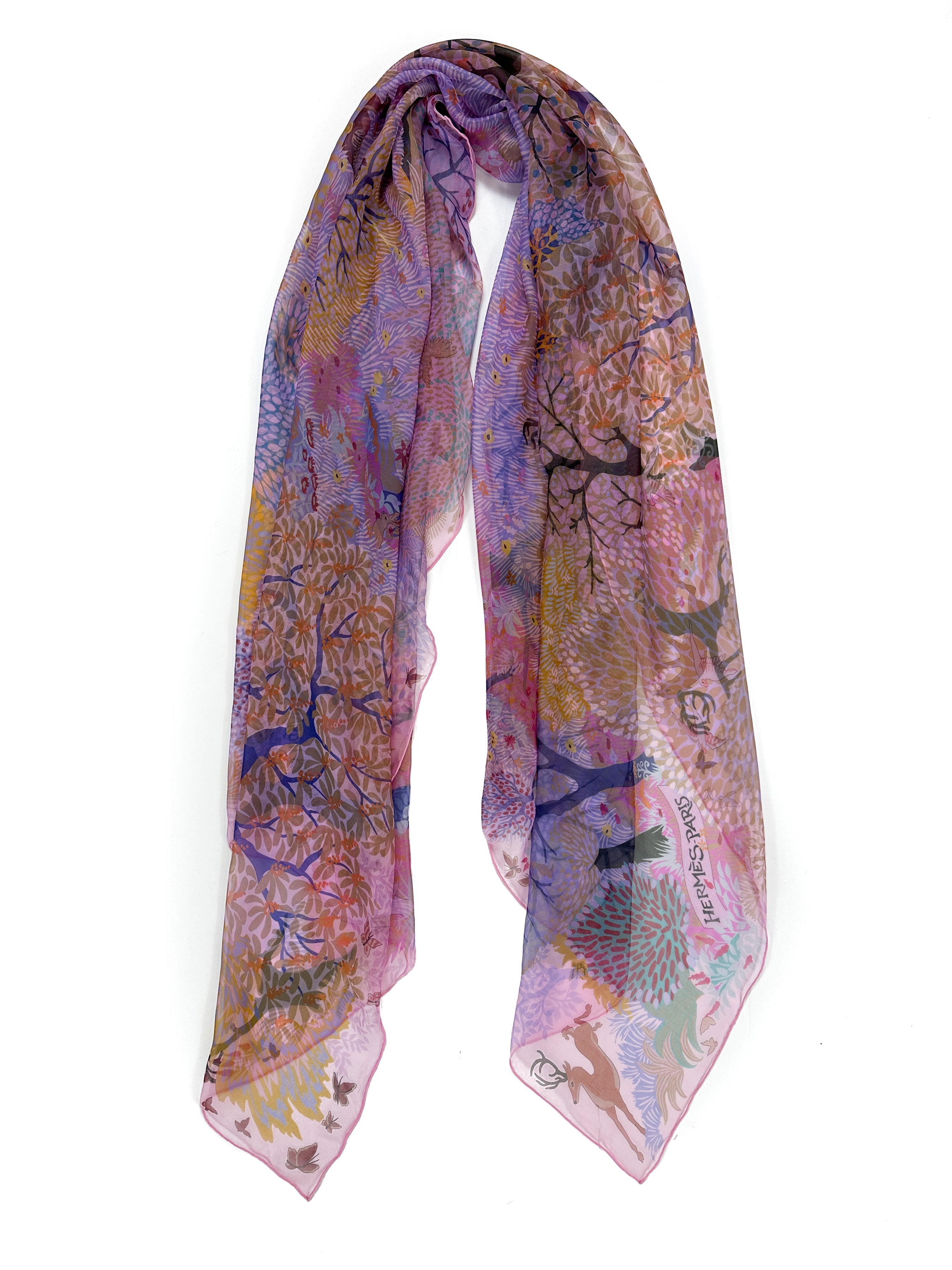 Hermès Dans un Jardin Anglais Mousseline 140