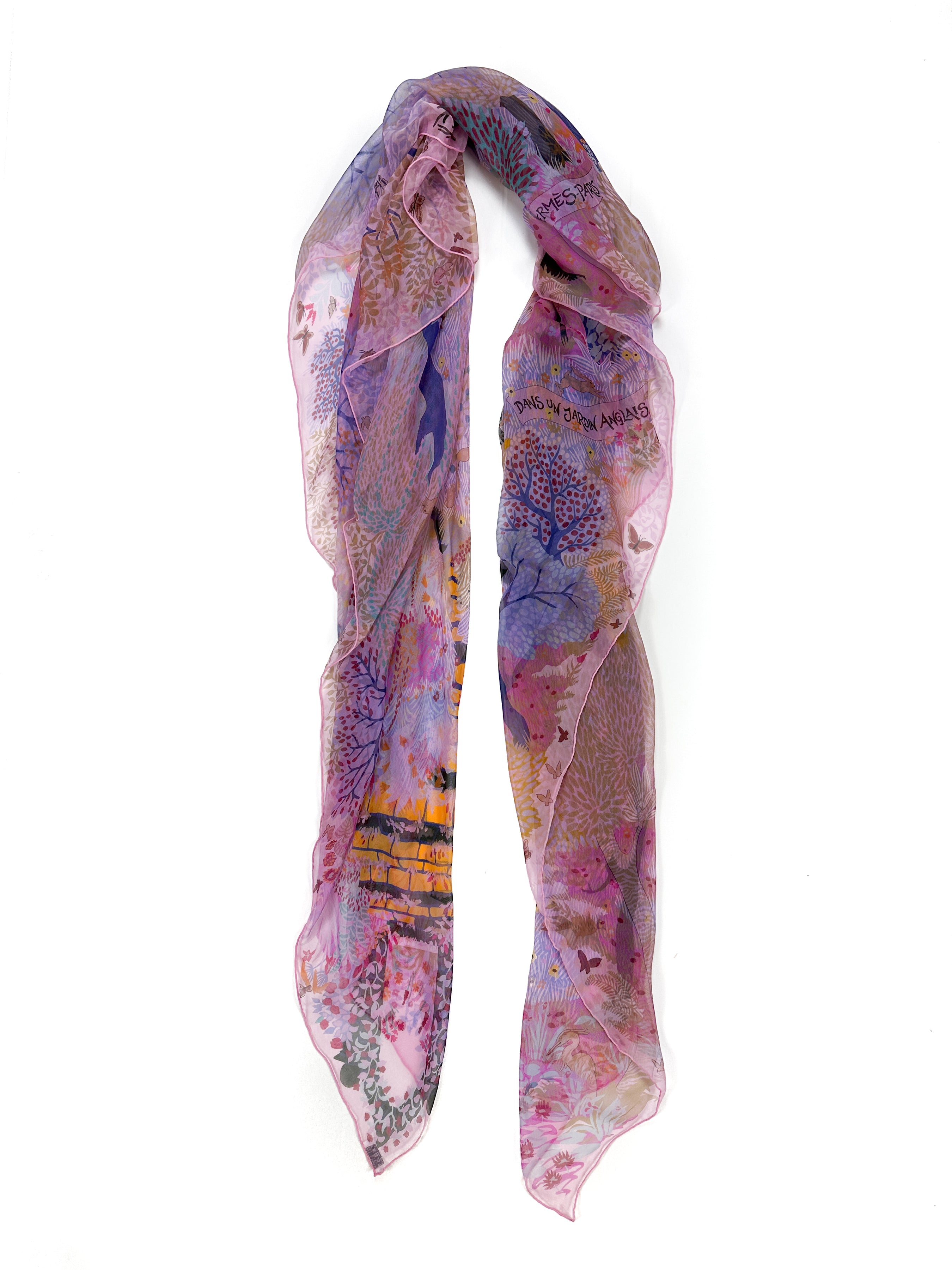 Hermès Dans un Jardin Anglais Mousseline 140