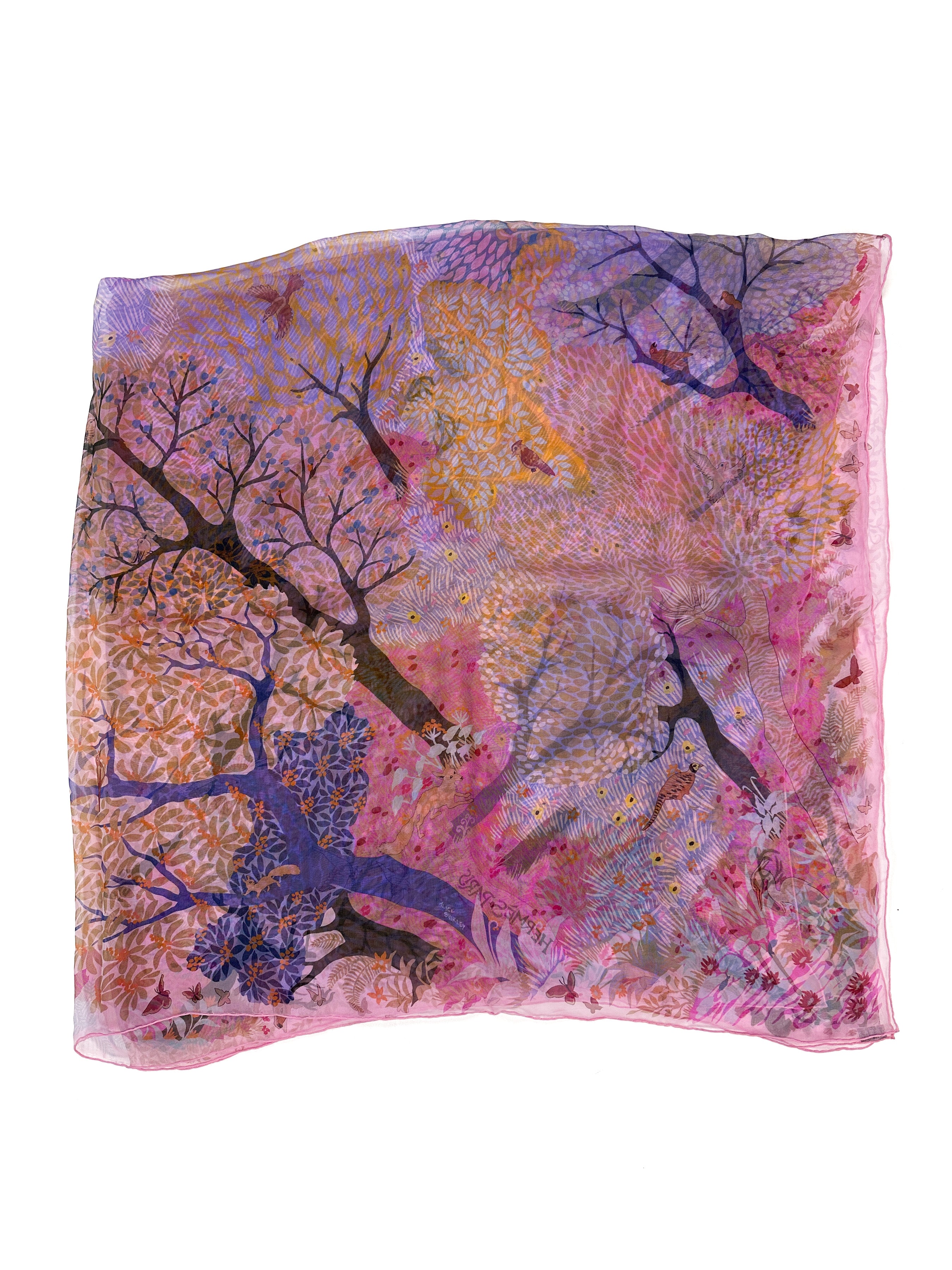 Hermès Dans un Jardin Anglais Mousseline 140