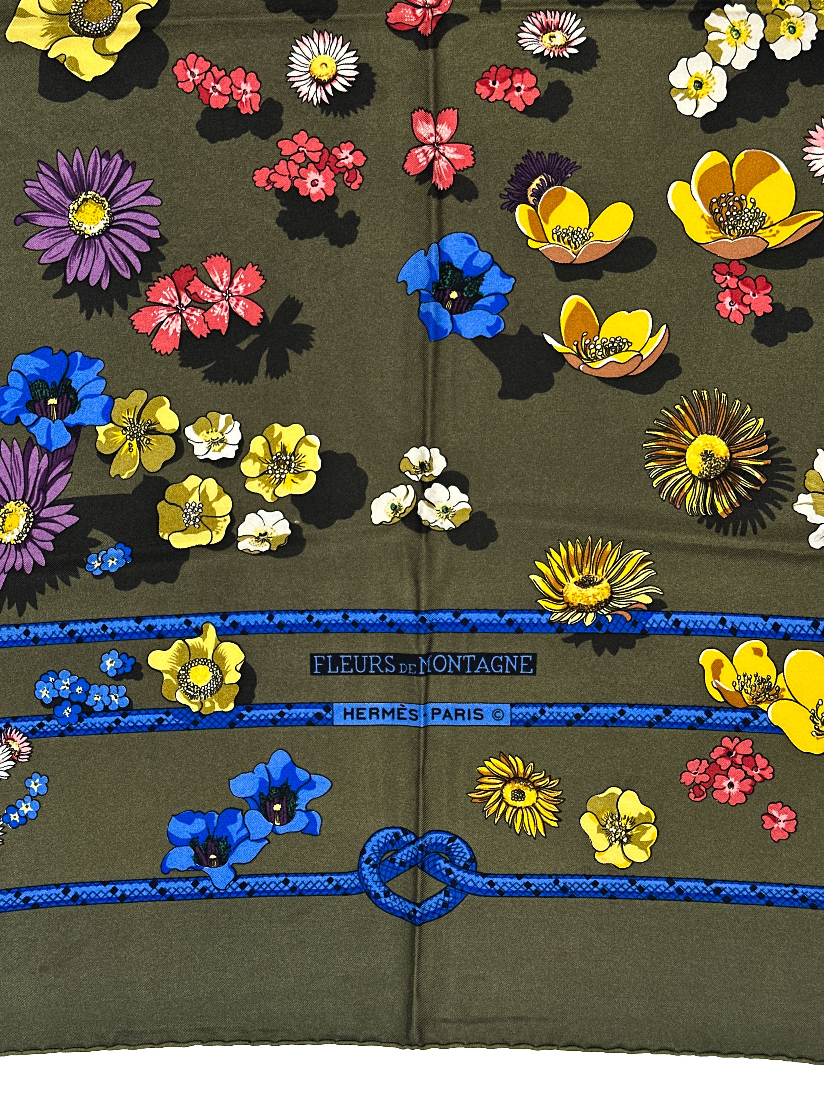 Hermès Fleurs de Montagne 90