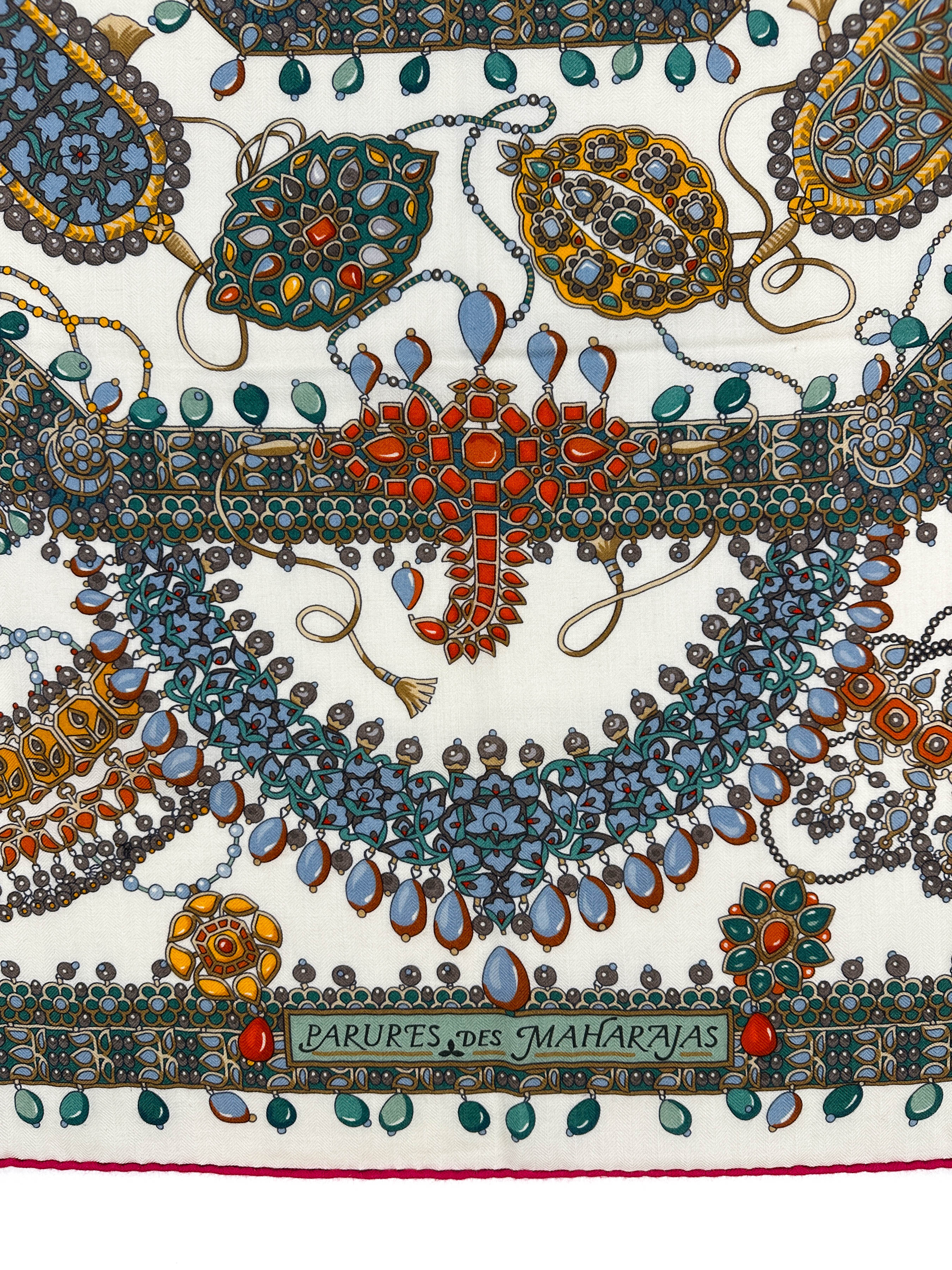 Hermès Parures des Maharajas Cashmere Silk 140